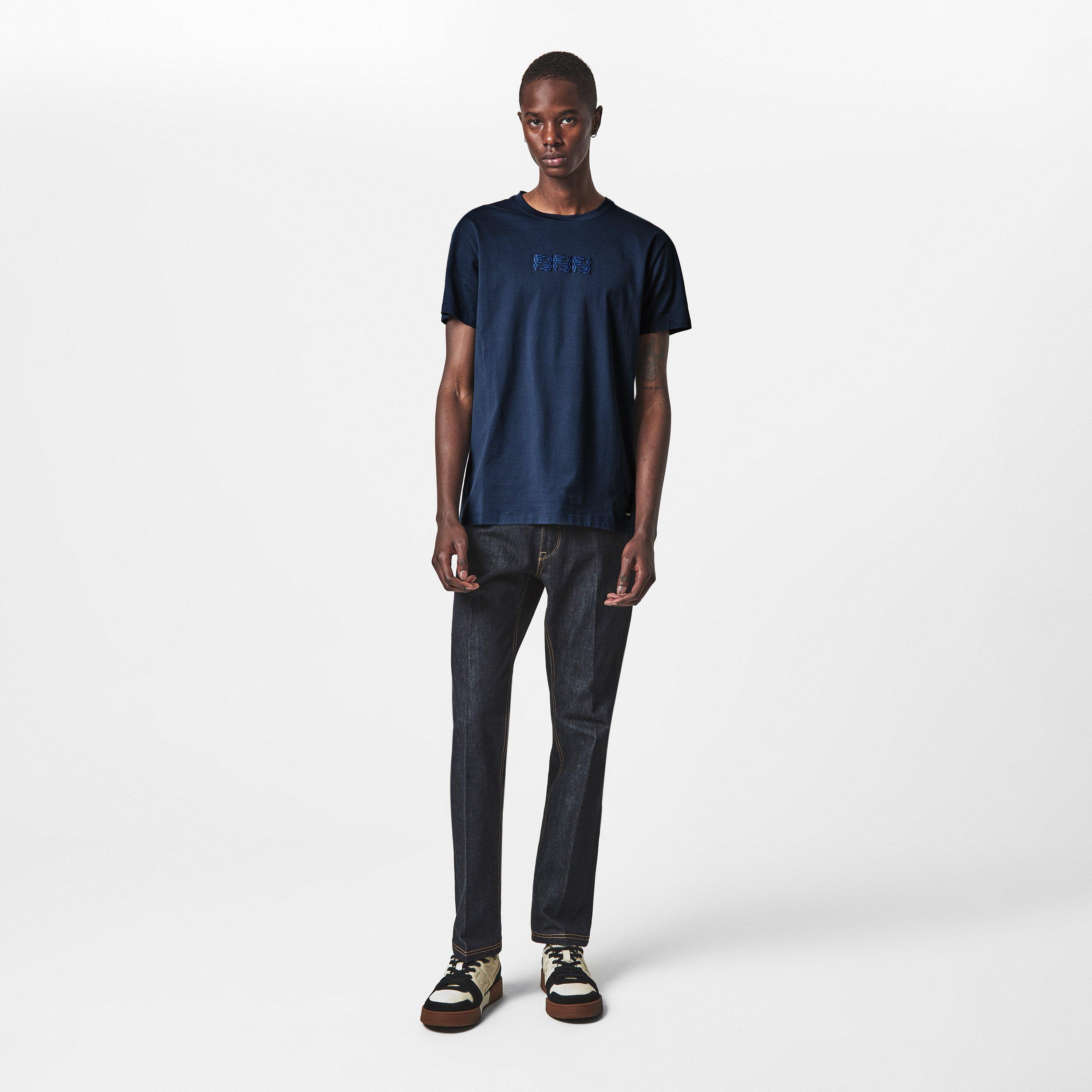 Navy - Fendi - Labrinth T-Shirt - 6