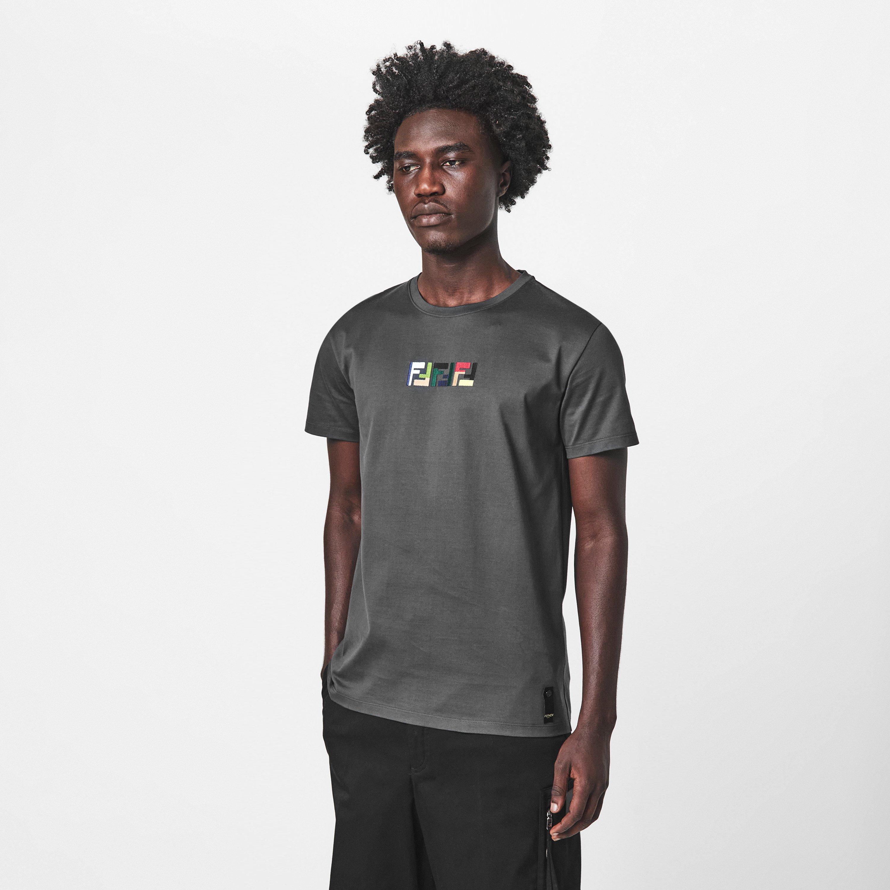 Black - Fendi - Triple Ff T-Shirt - 3