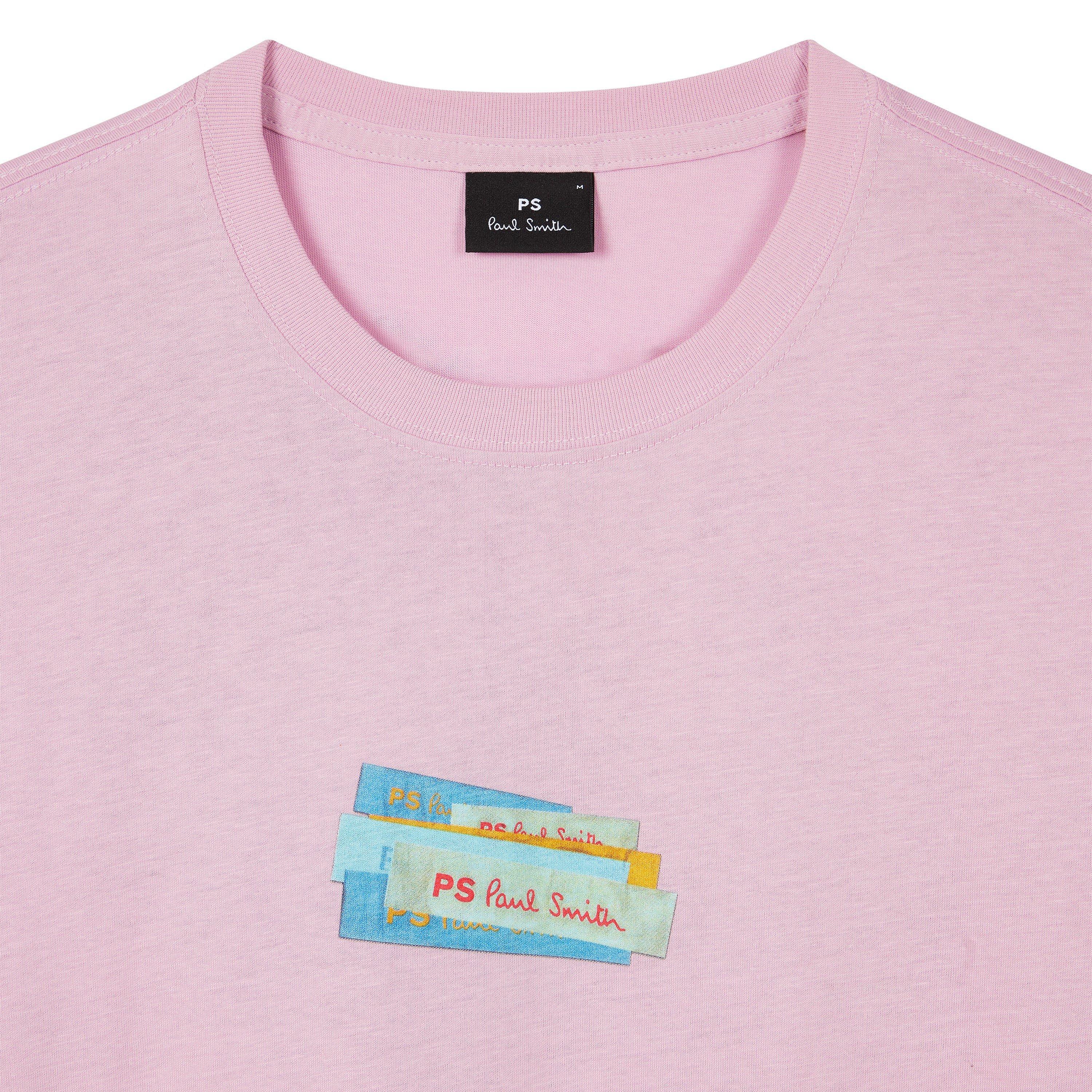 Pink 20 - PS Paul Smith - Men's Block Regular Fit T-Shirt - 5