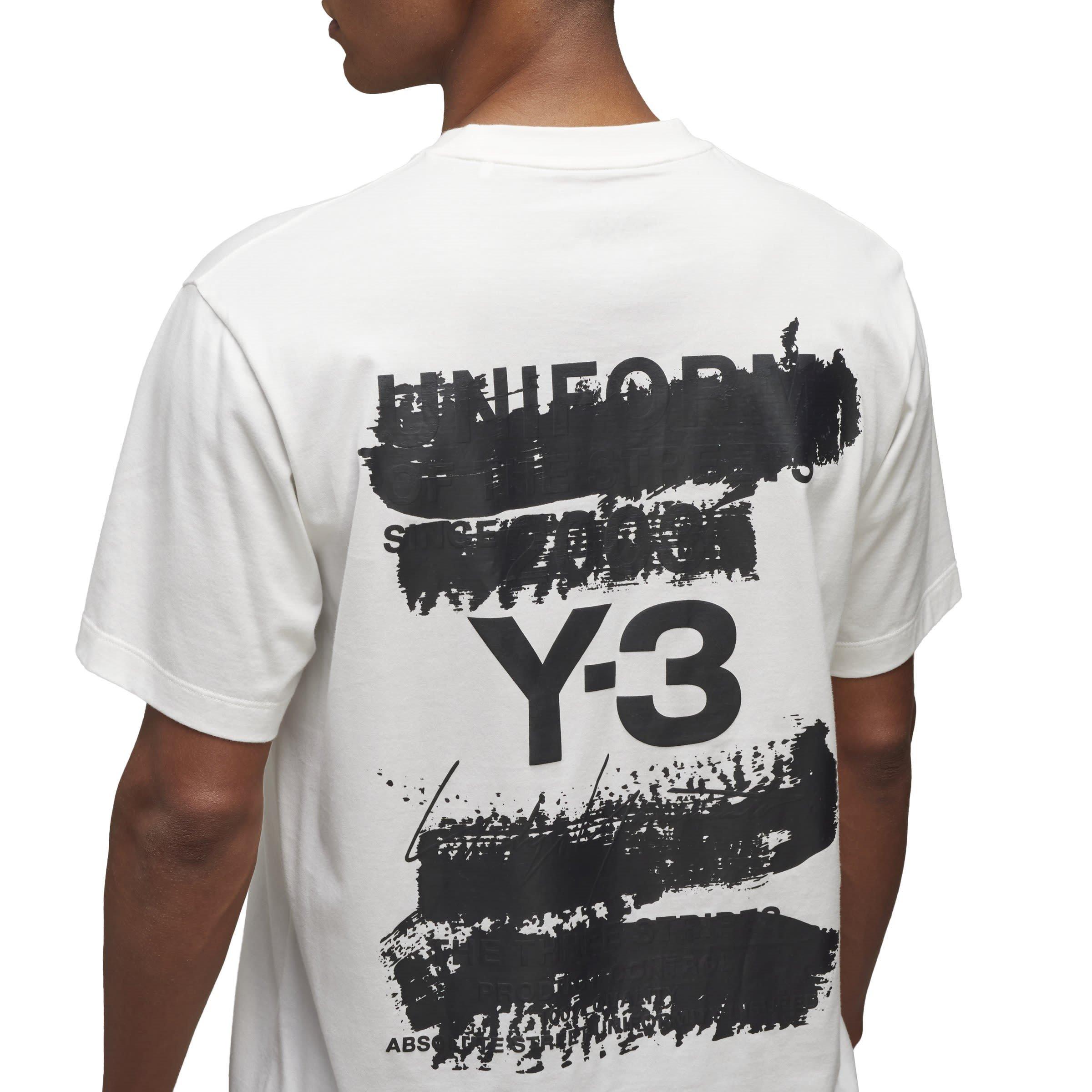 CWhite - Y3 - Graphic Short Sleeve T-Shirt - 9