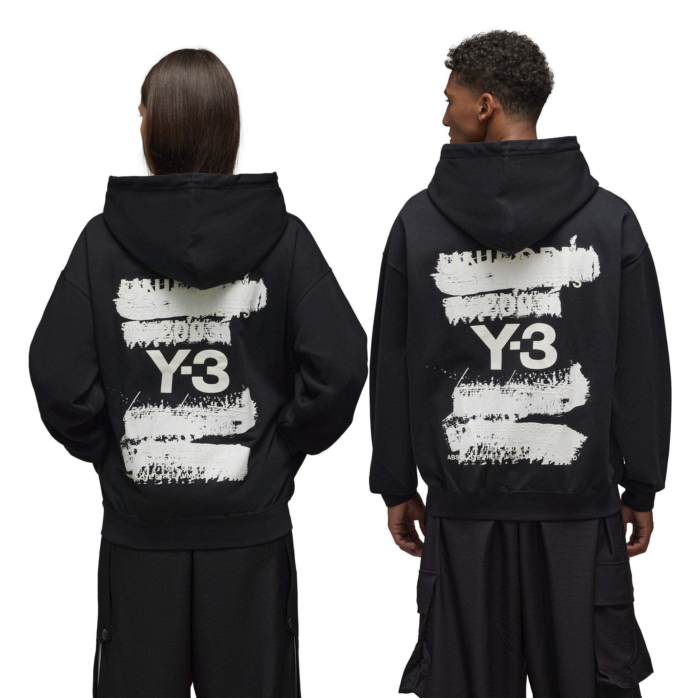 Black - Y3 - Graphic Hoodie - 6