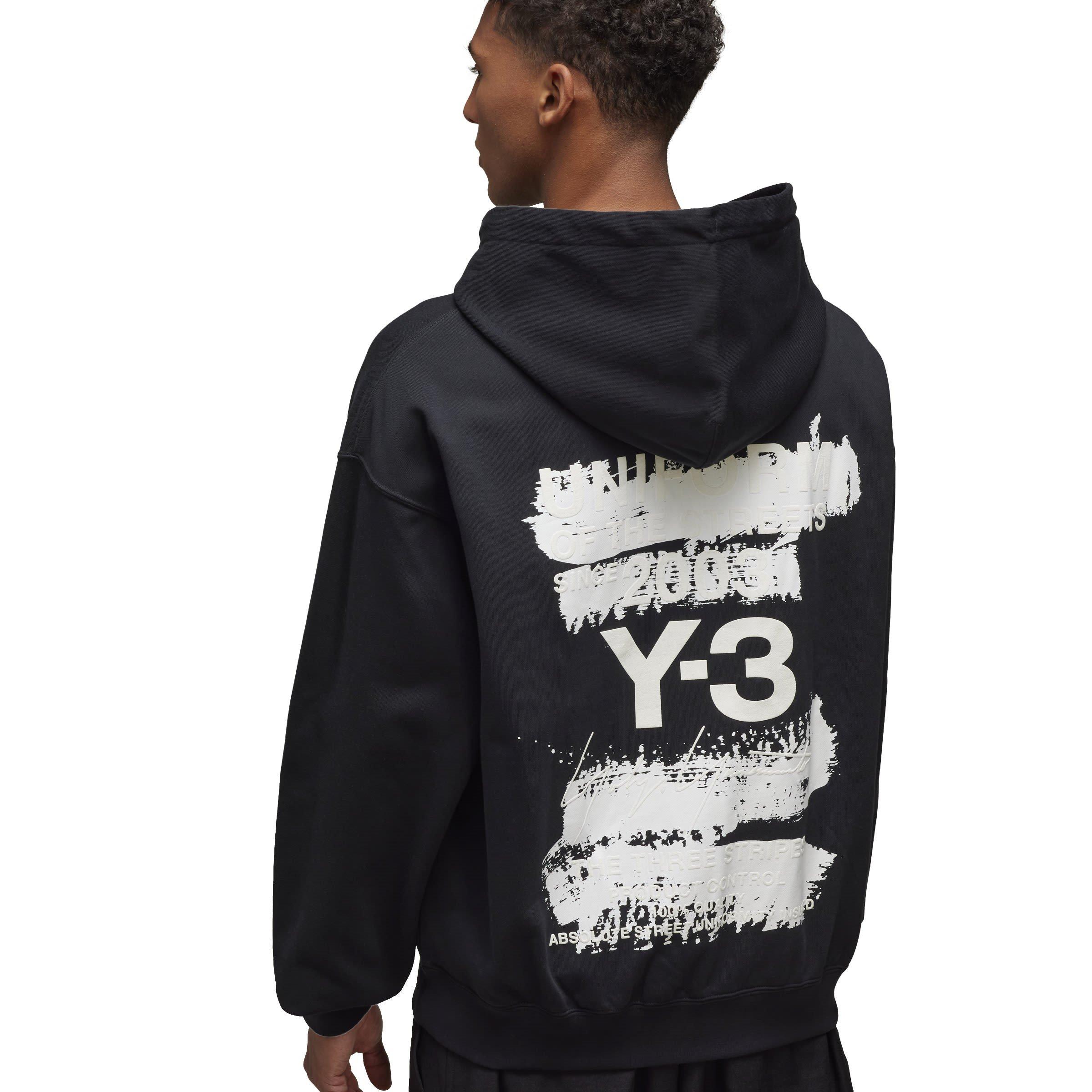 Black - Y3 - Graphic Hoodie - 8