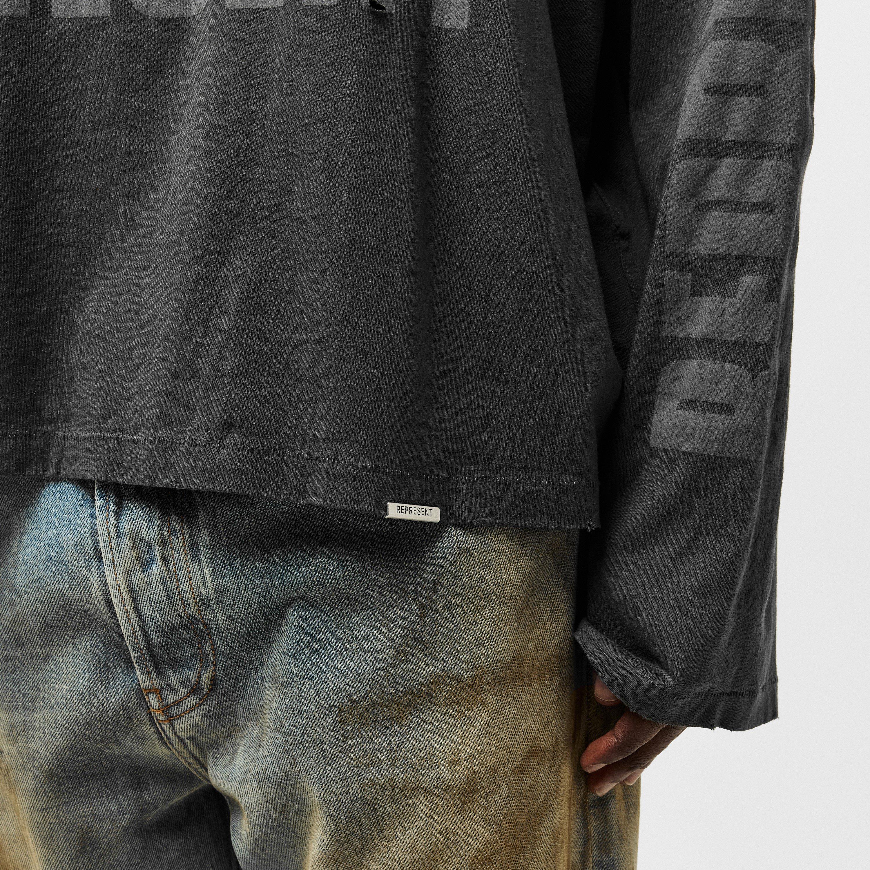 Sun Fade Grey - Represent - Men's Rep Legacy Long-Sleeve T-Shirt - 5