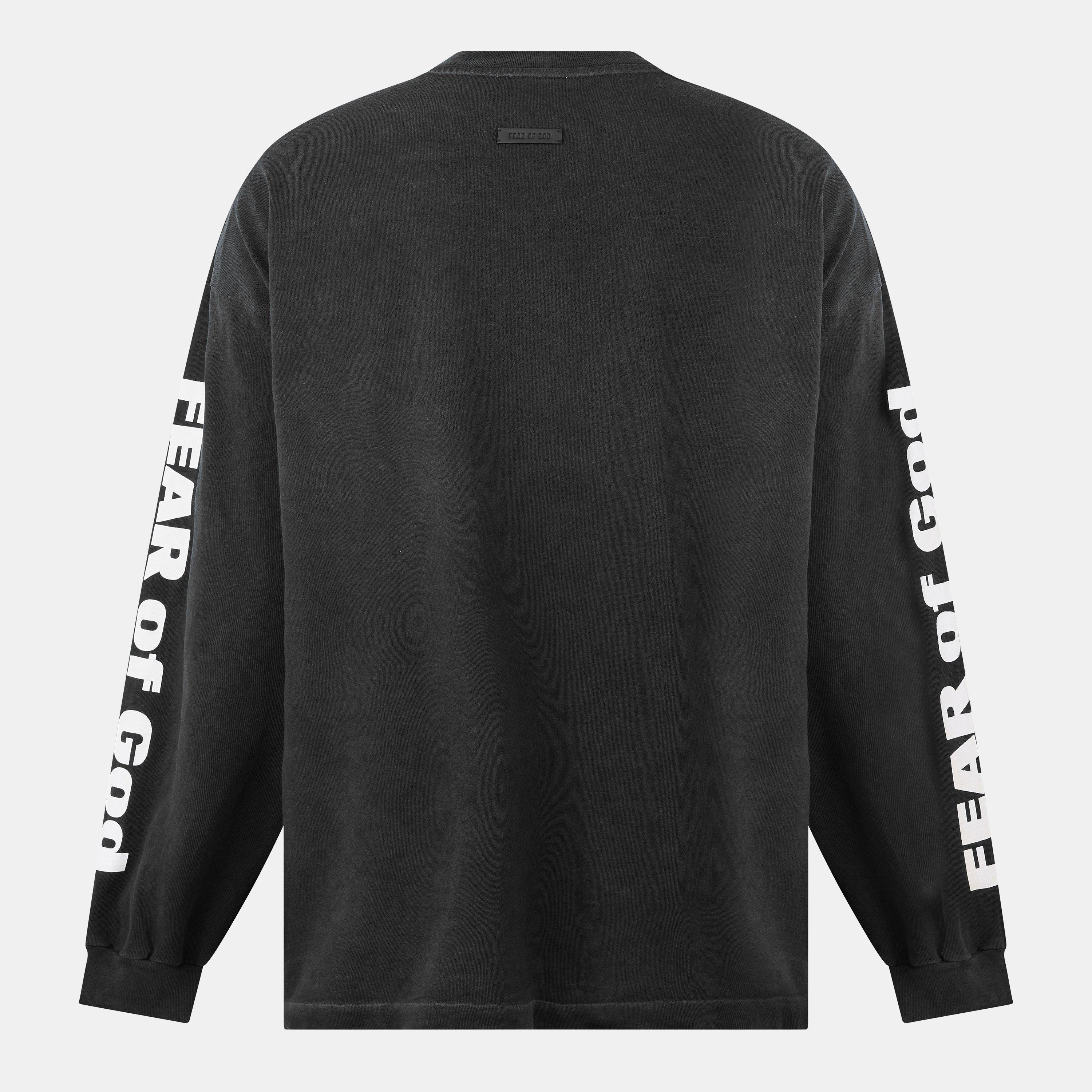 Black/Beige - Fear Of God - Men's Long-Sleeve T-Shirt - 2