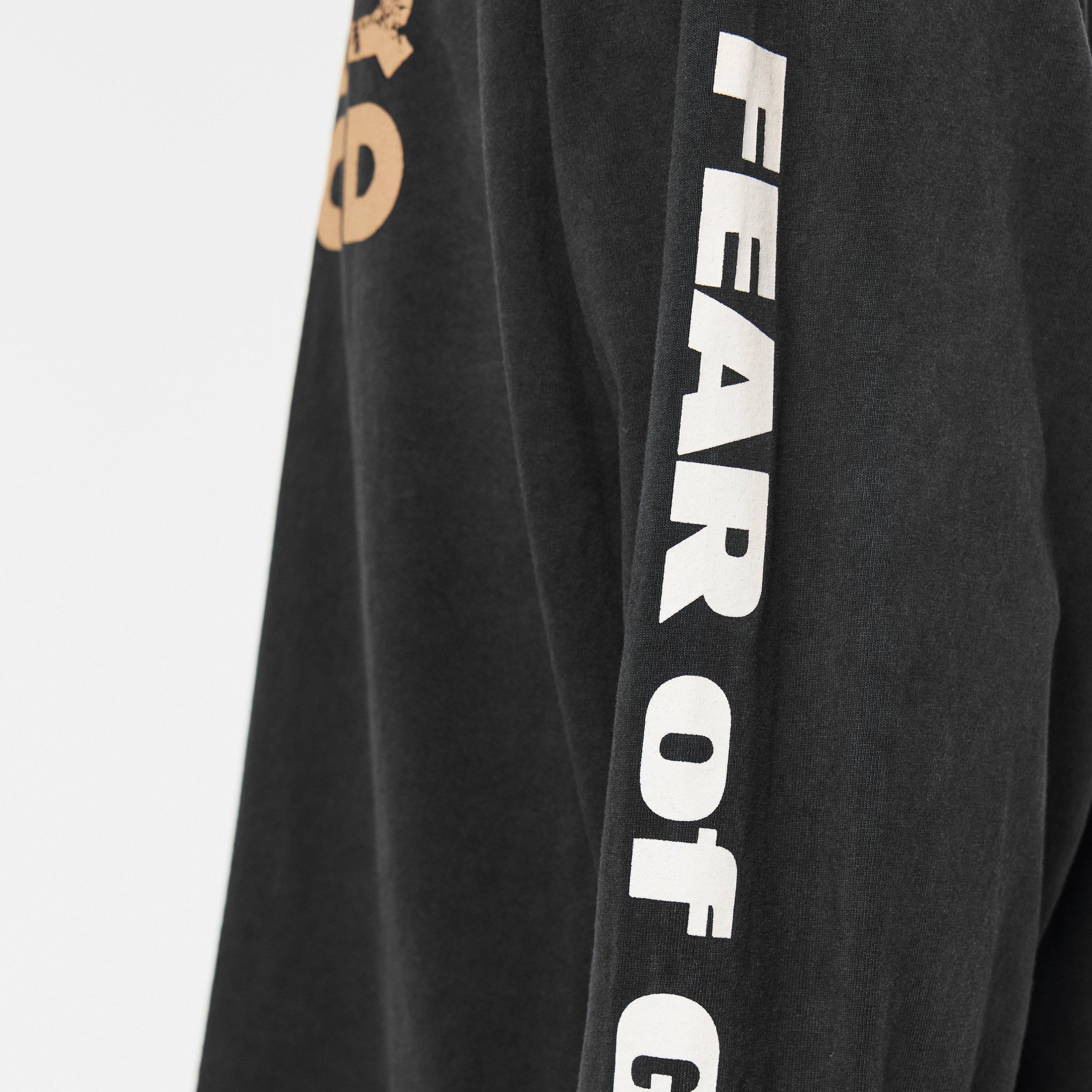 Black/Beige - Fear Of God - Men's Long-Sleeve T-Shirt - 5