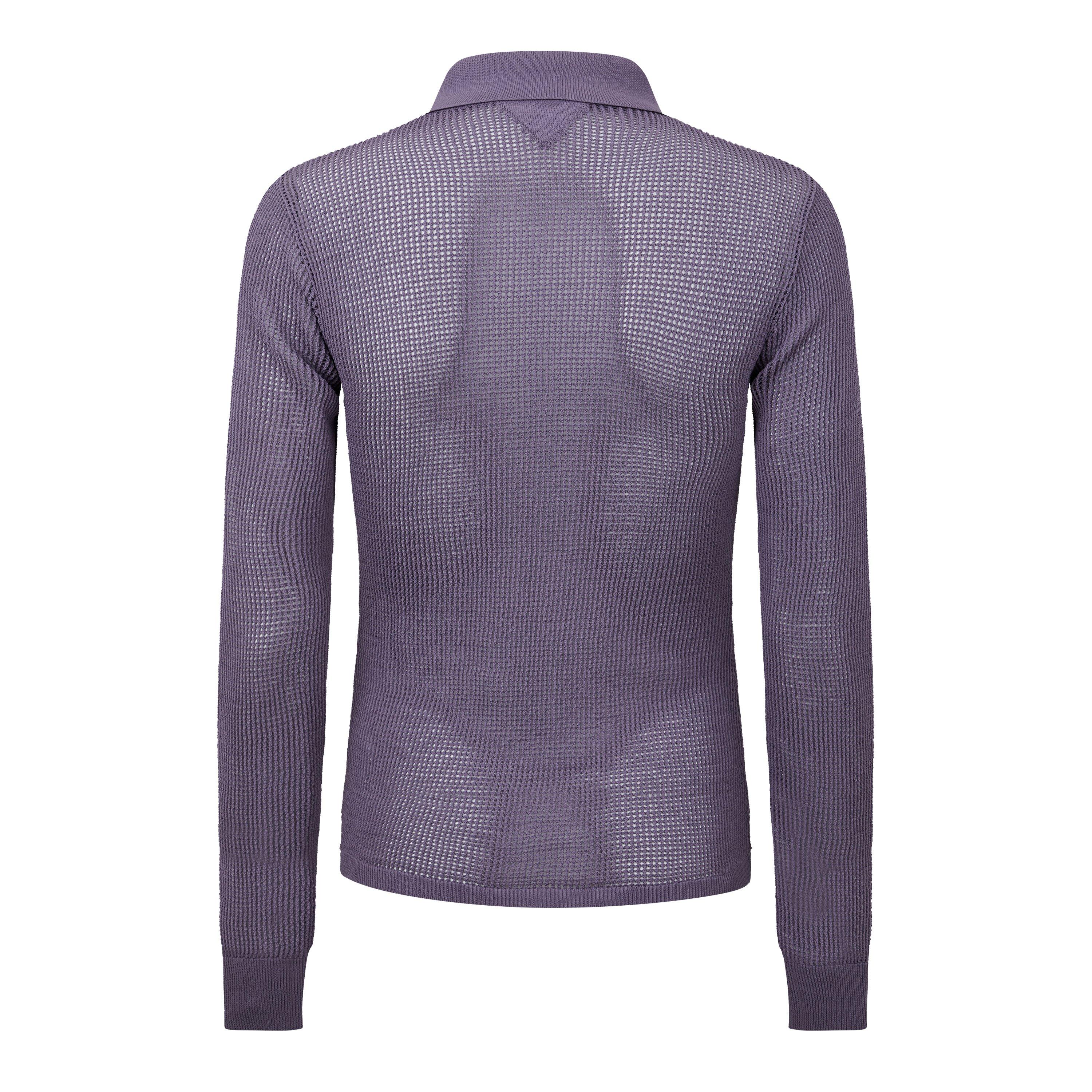 Lavender - Bottega Veneta - Men's Long-Sleeve T-Shirt - 2