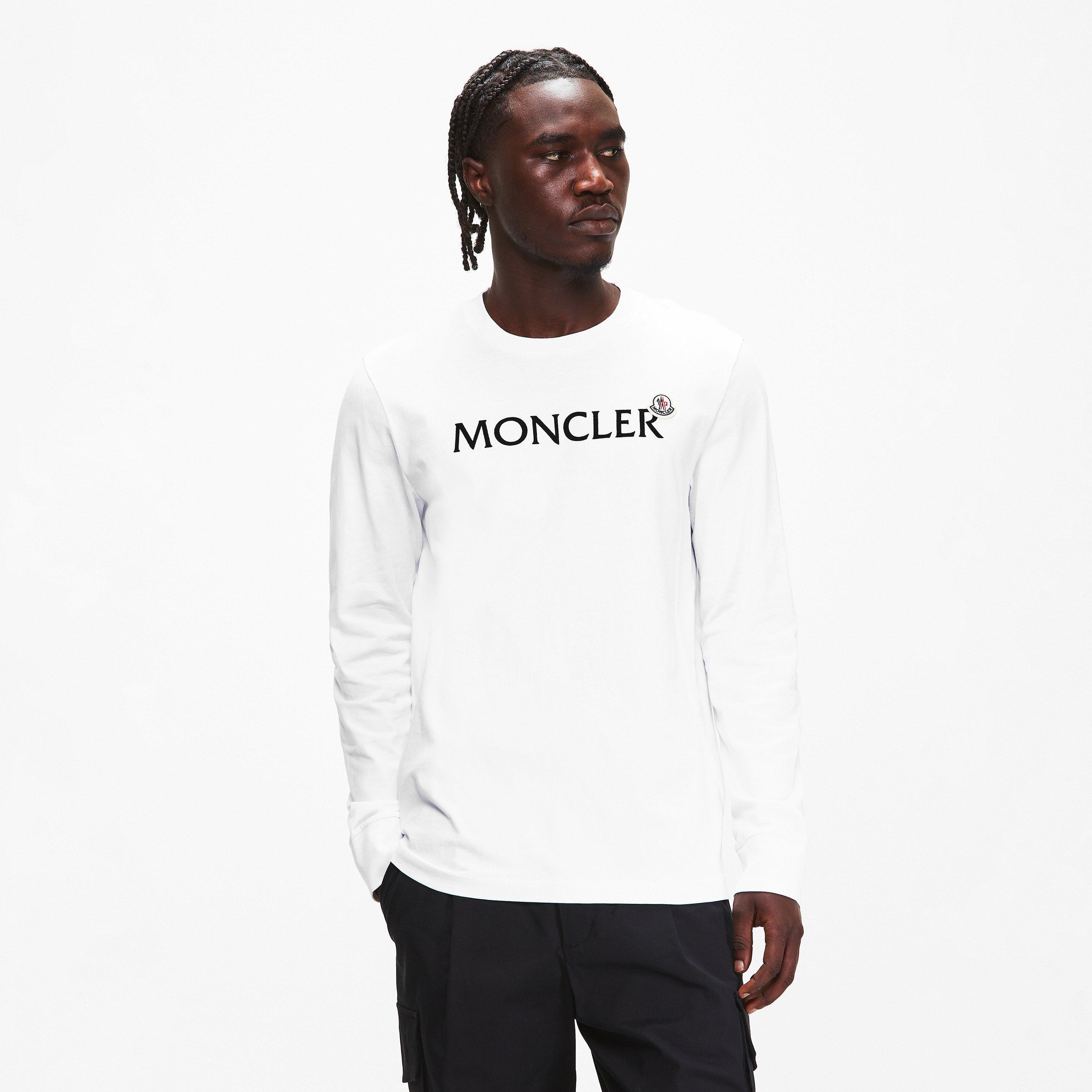 White 001 - Moncler - Moncler LS T-Shirt Sn62 - 3