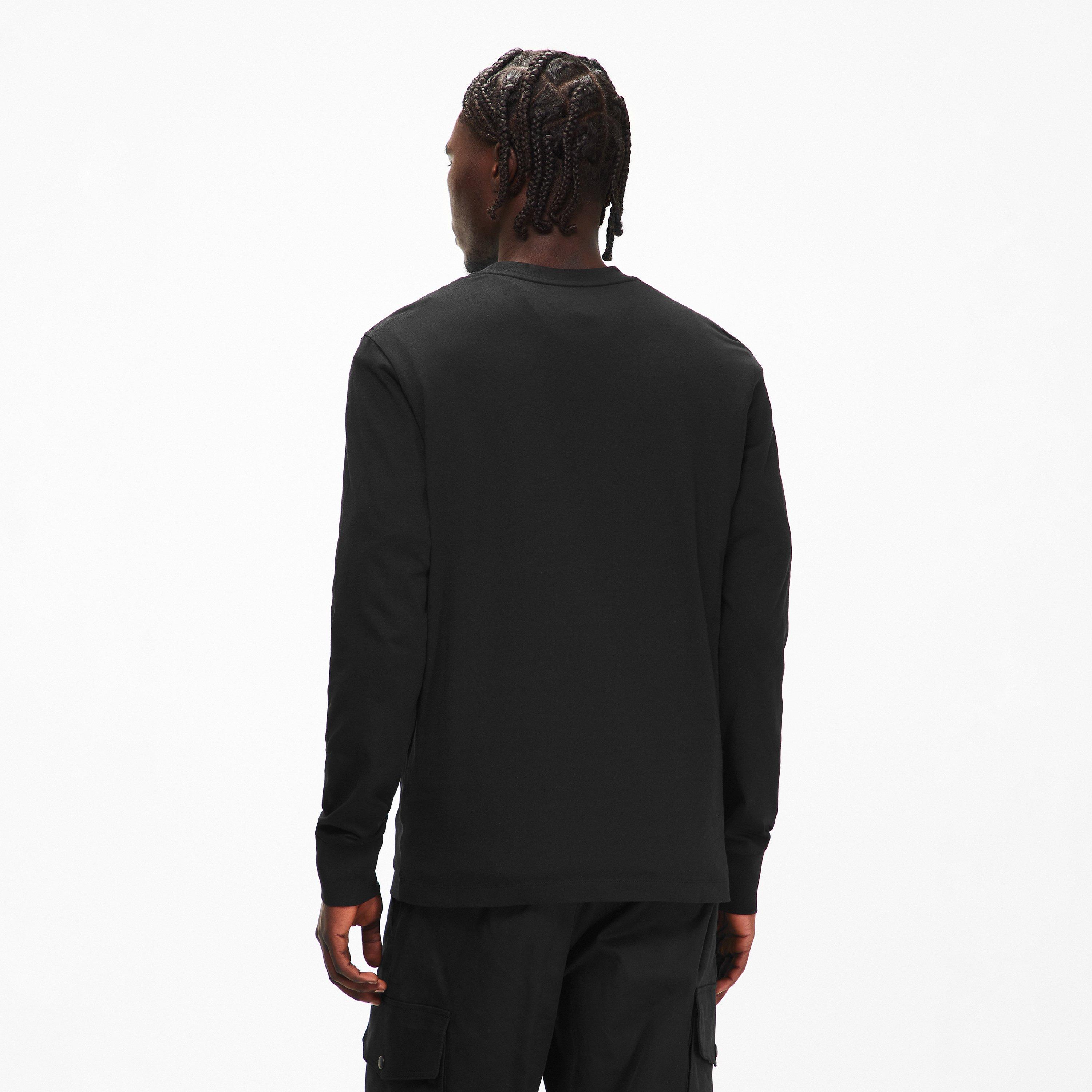 Black 999 - Moncler - Men's Long Sleeve T-Shirt - 4