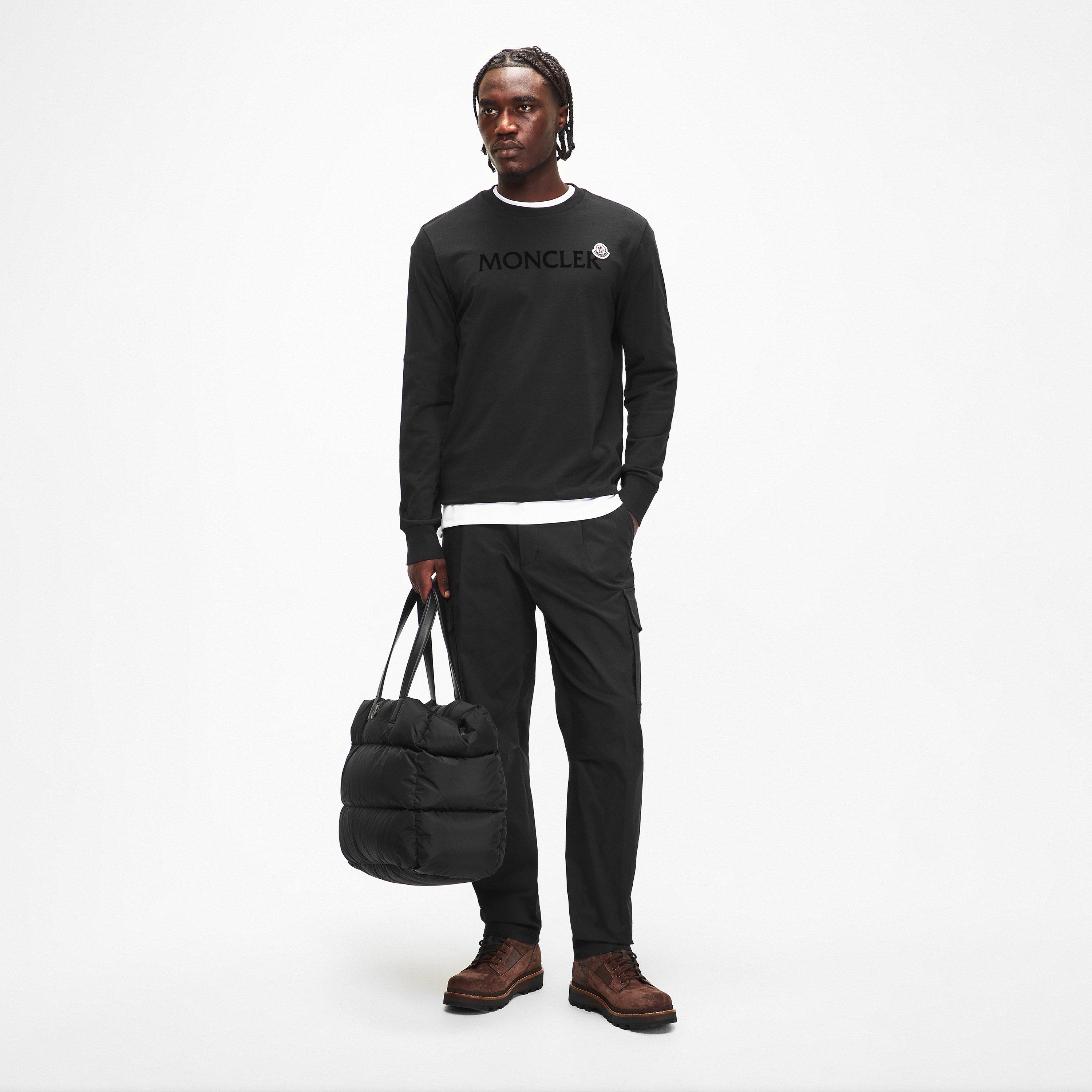 Black 999 - Moncler - Men's Long Sleeve T-Shirt - 6