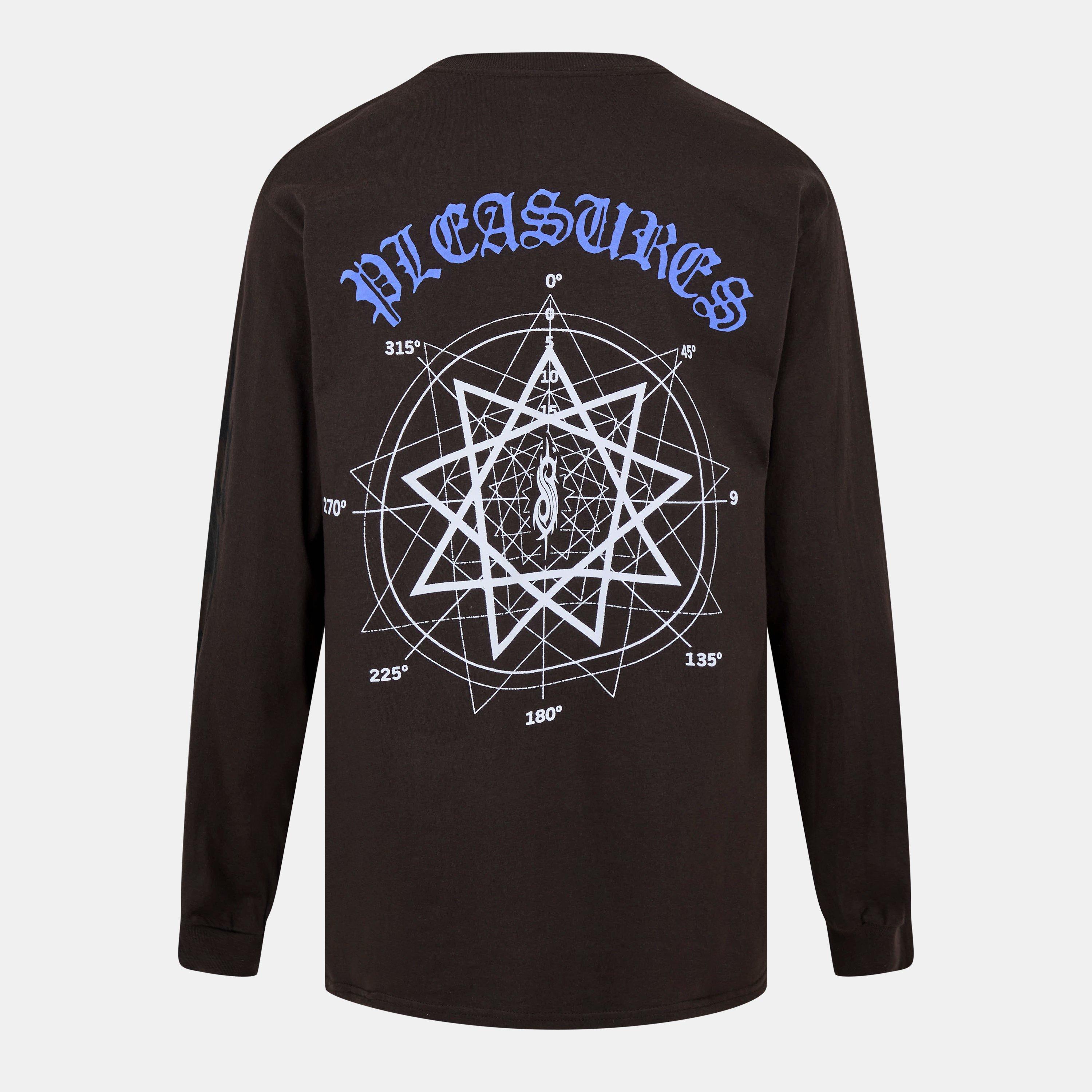 Brown - Pleasures - Men's Slipknot Long-Sleeve T-Shirt - 2