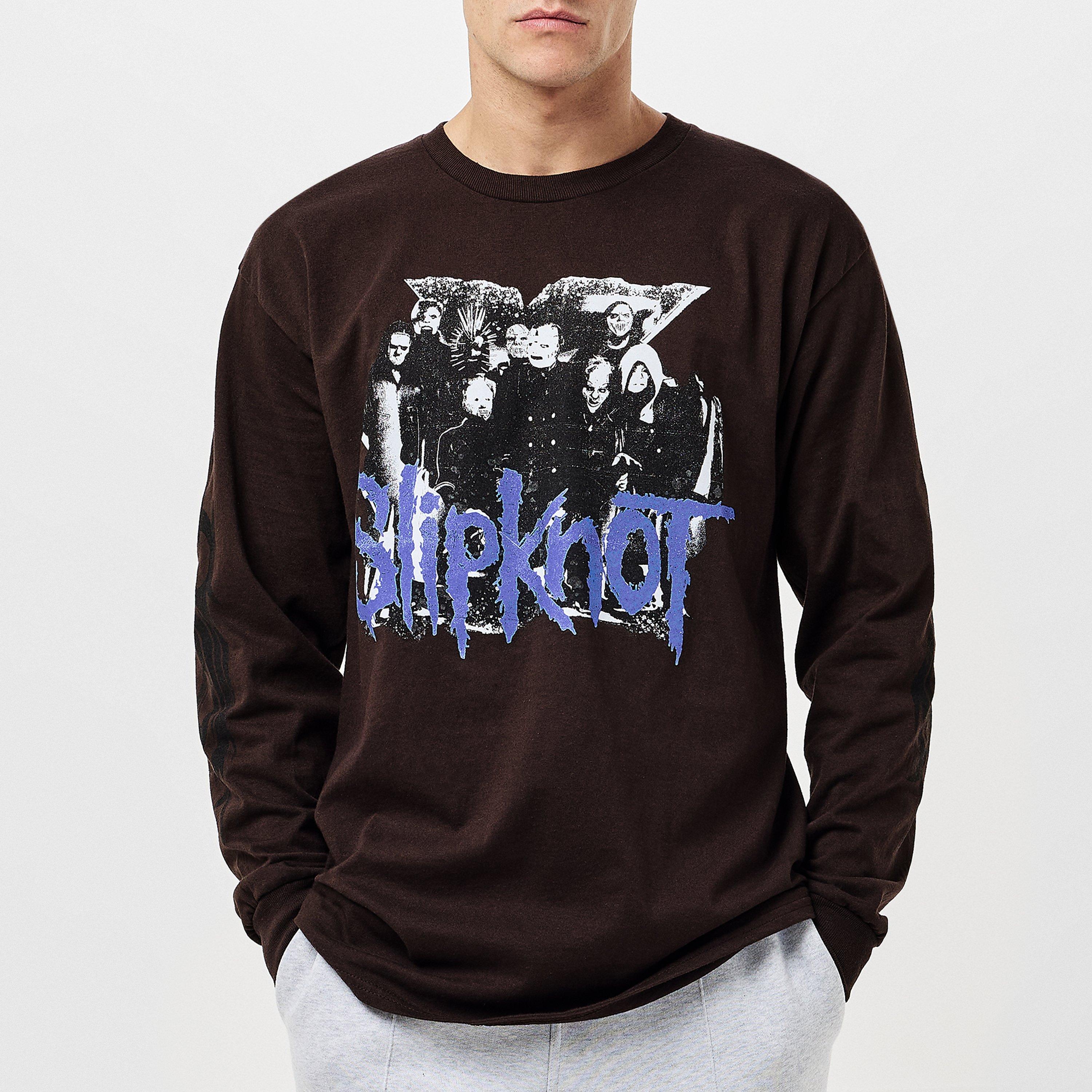 Brown - Pleasures - Men's Slipknot Long-Sleeve T-Shirt - 3