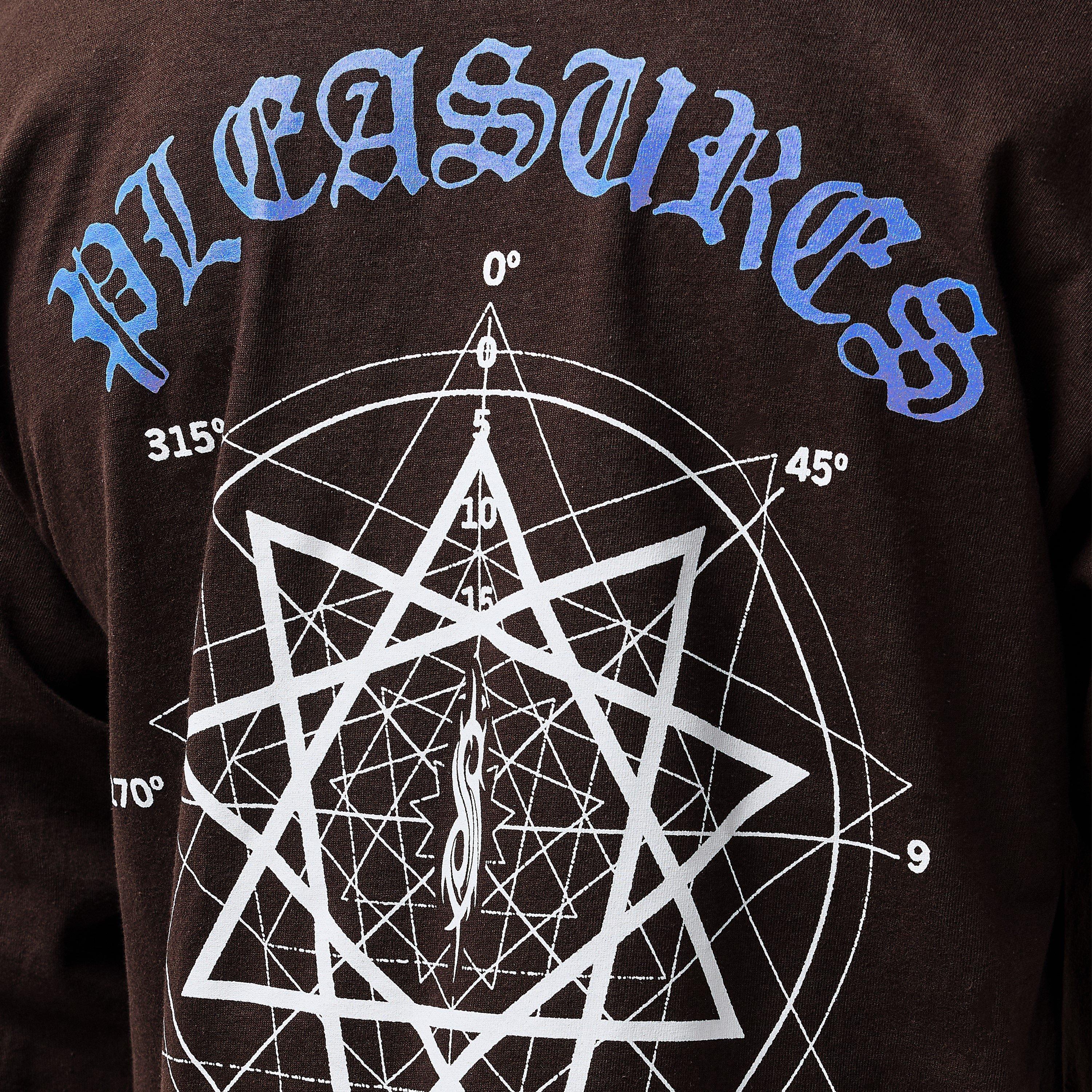 Brown - Pleasures - Men's Slipknot Long-Sleeve T-Shirt - 5