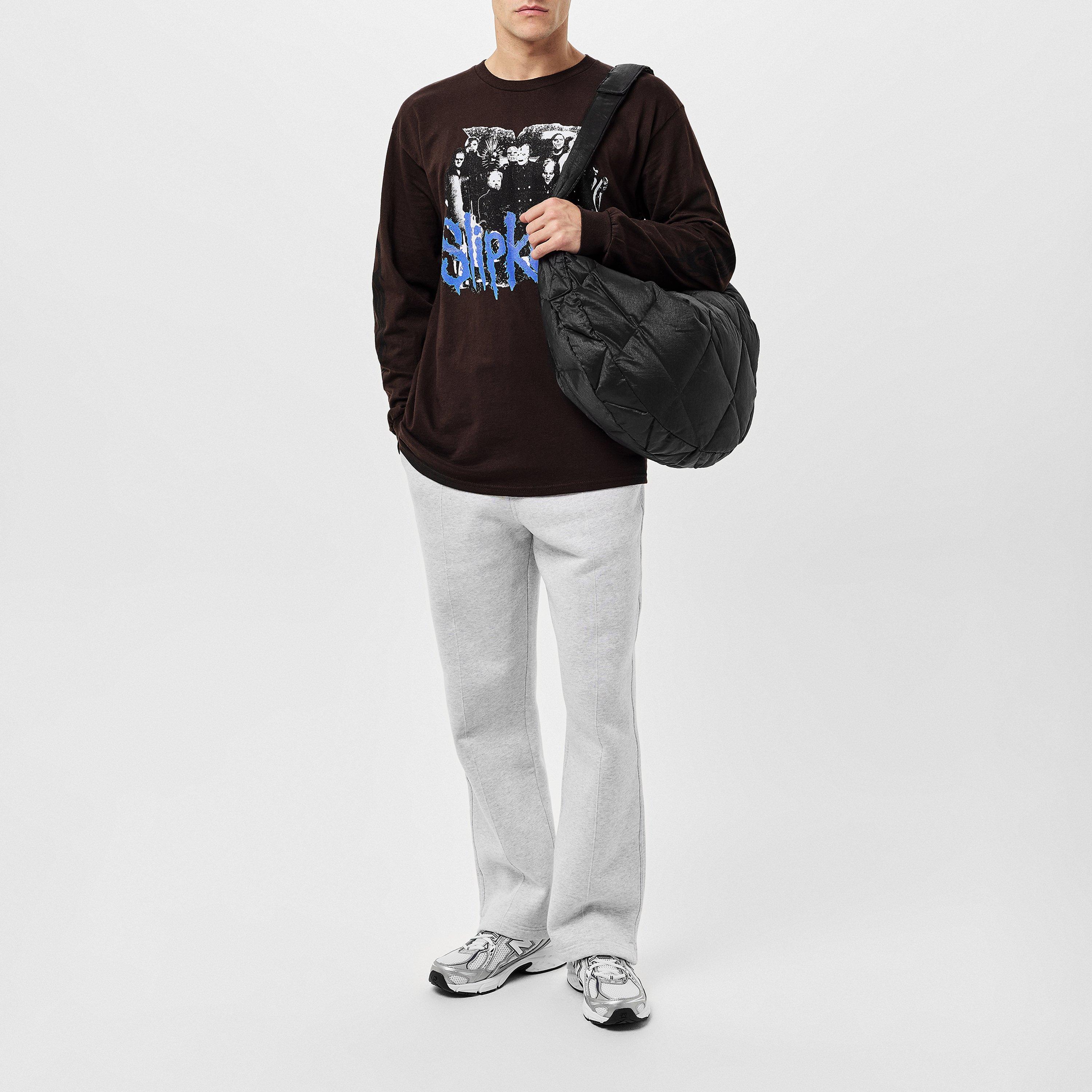 Brown - Pleasures - Men's Slipknot Long-Sleeve T-Shirt - 6