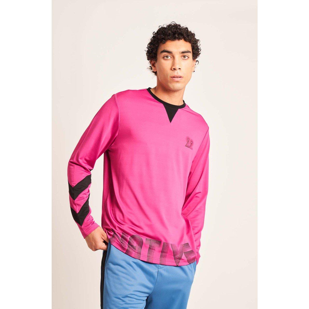 Native Youth Men's Geller Long-Sleeve T-Shirt - Purple - Small