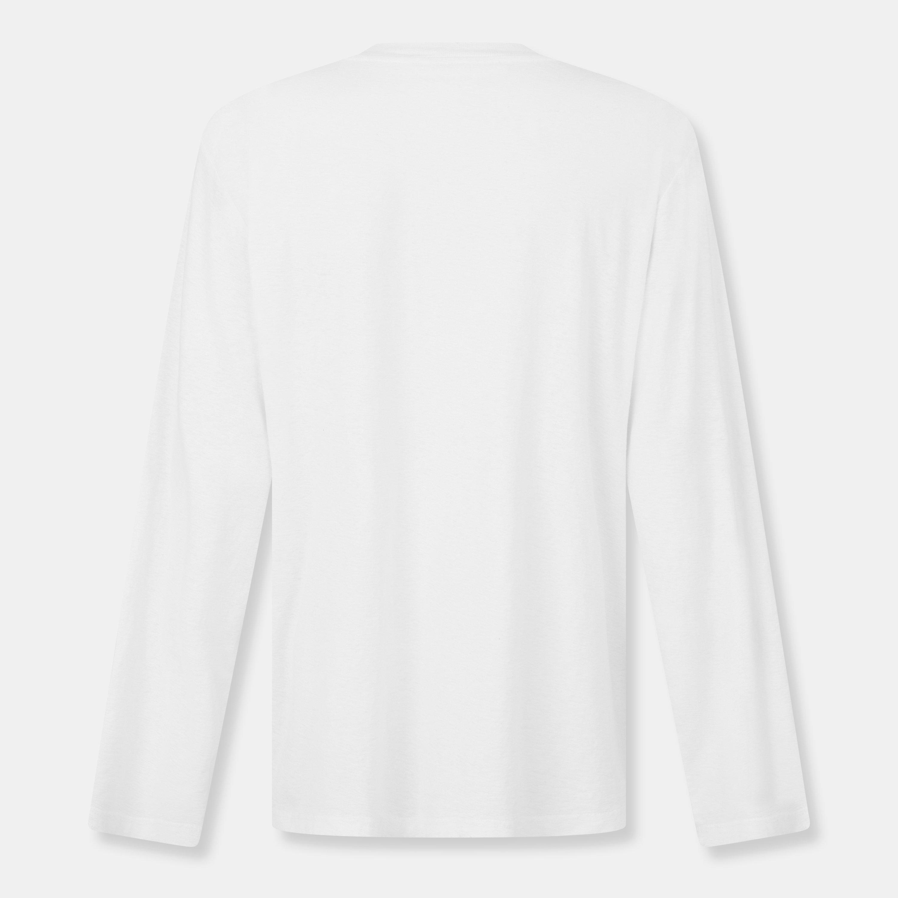 White - Acne Studios - Men's Long Sleeve T-Shirt - 2