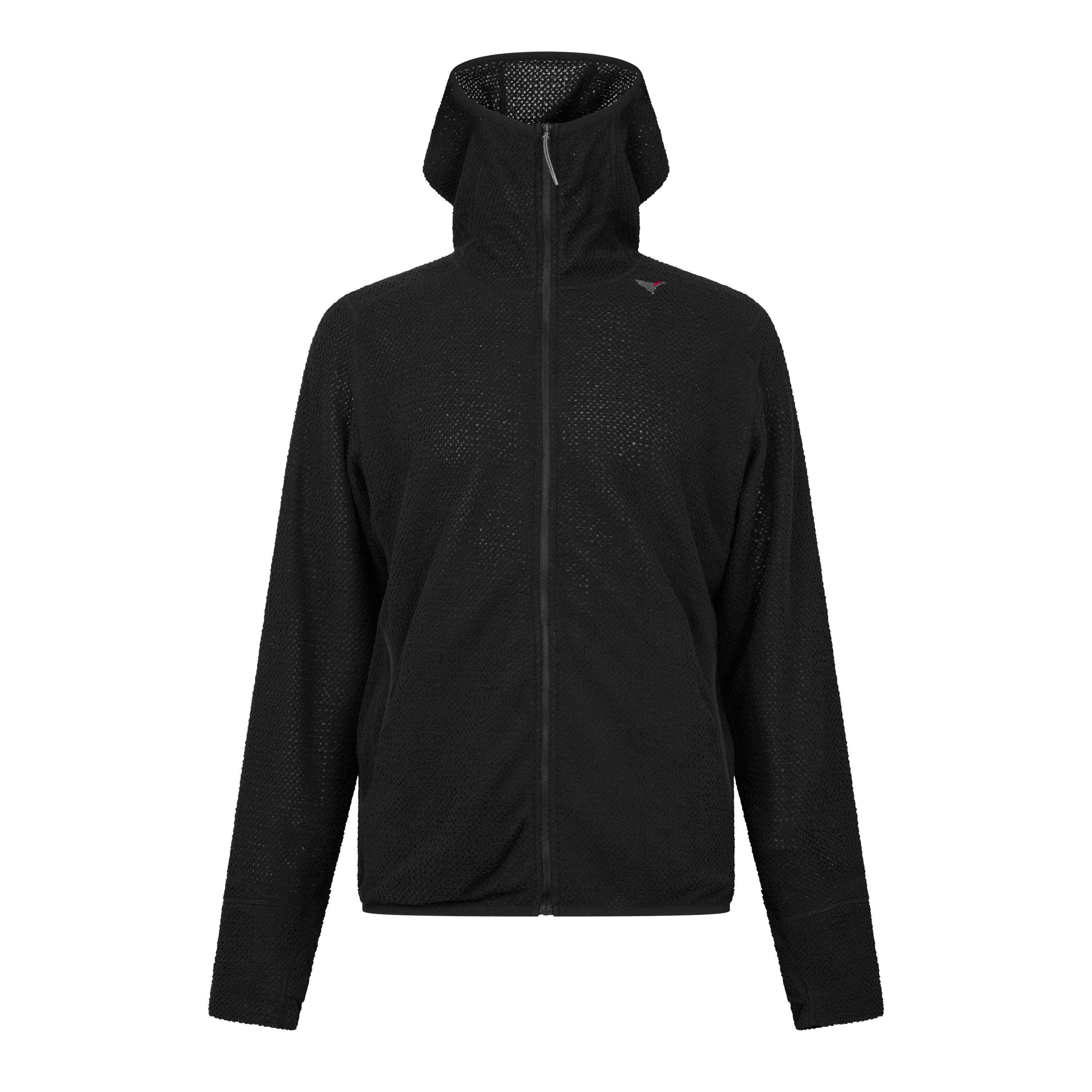 Black - ROA - Awi Thermal Zip Up Hoodie - 1