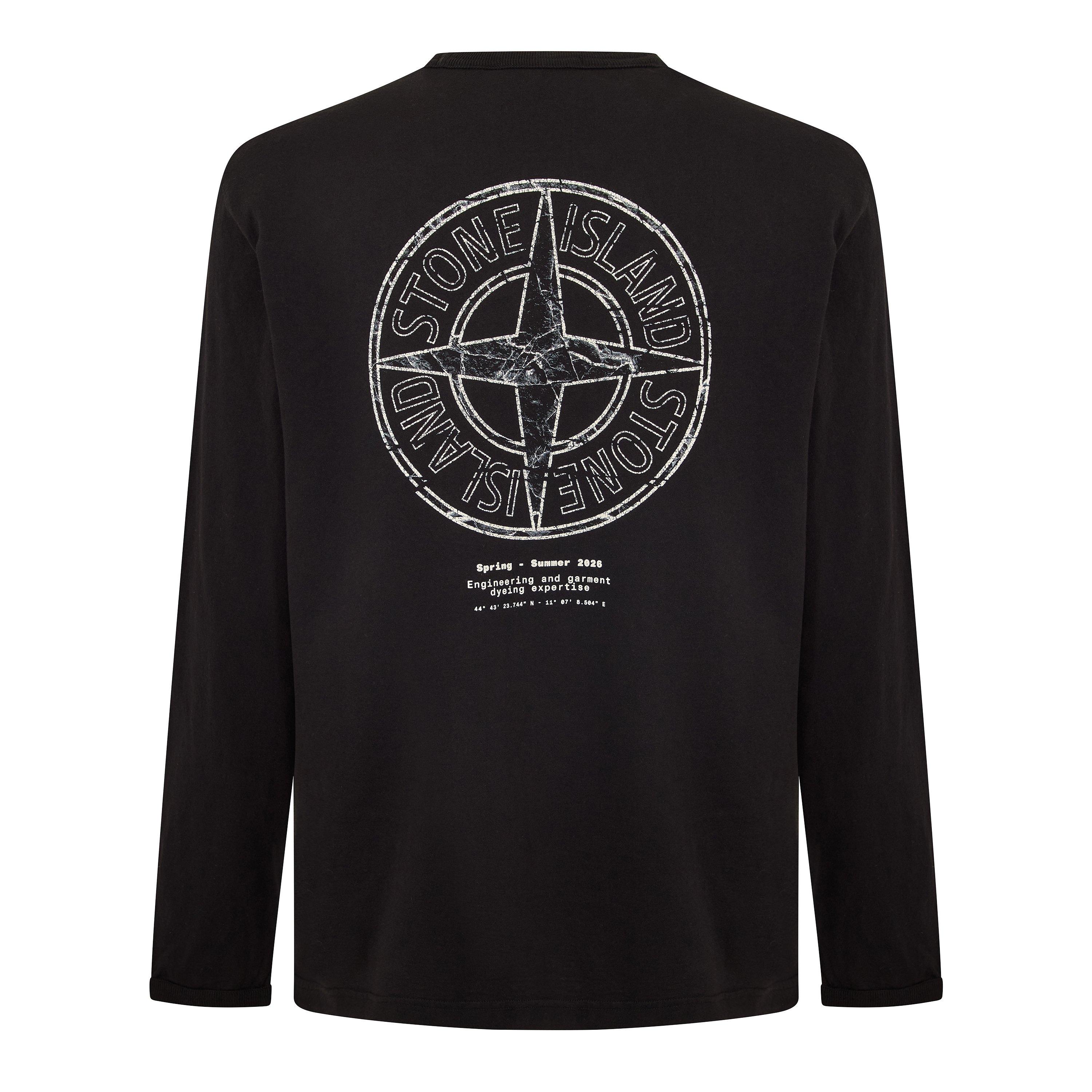 Black V0029 - Stone Island - Men's Long Sleeve T-Shirt - 2
