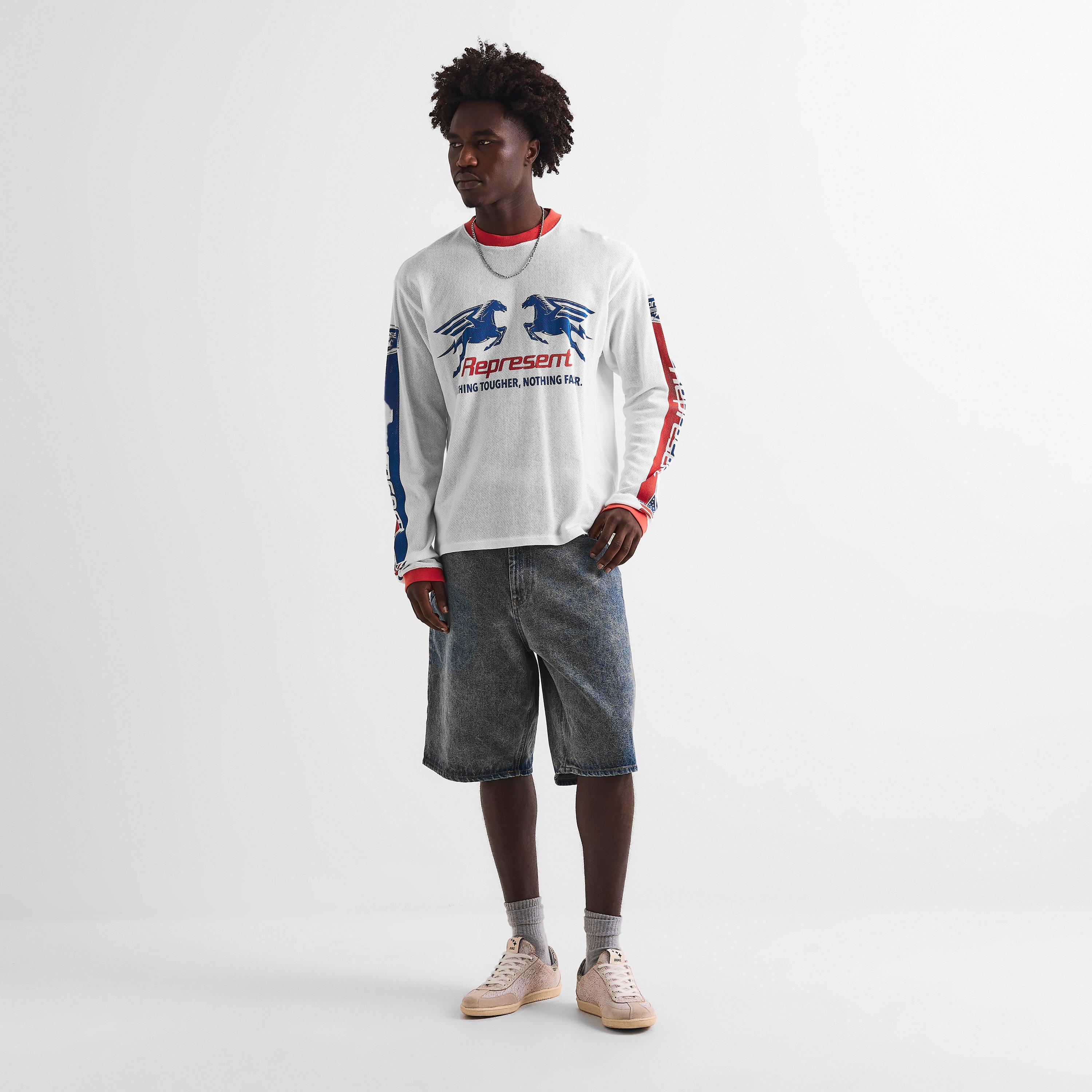 Flat White - Represent - Men's Long Sleeve T-Shirt - 6