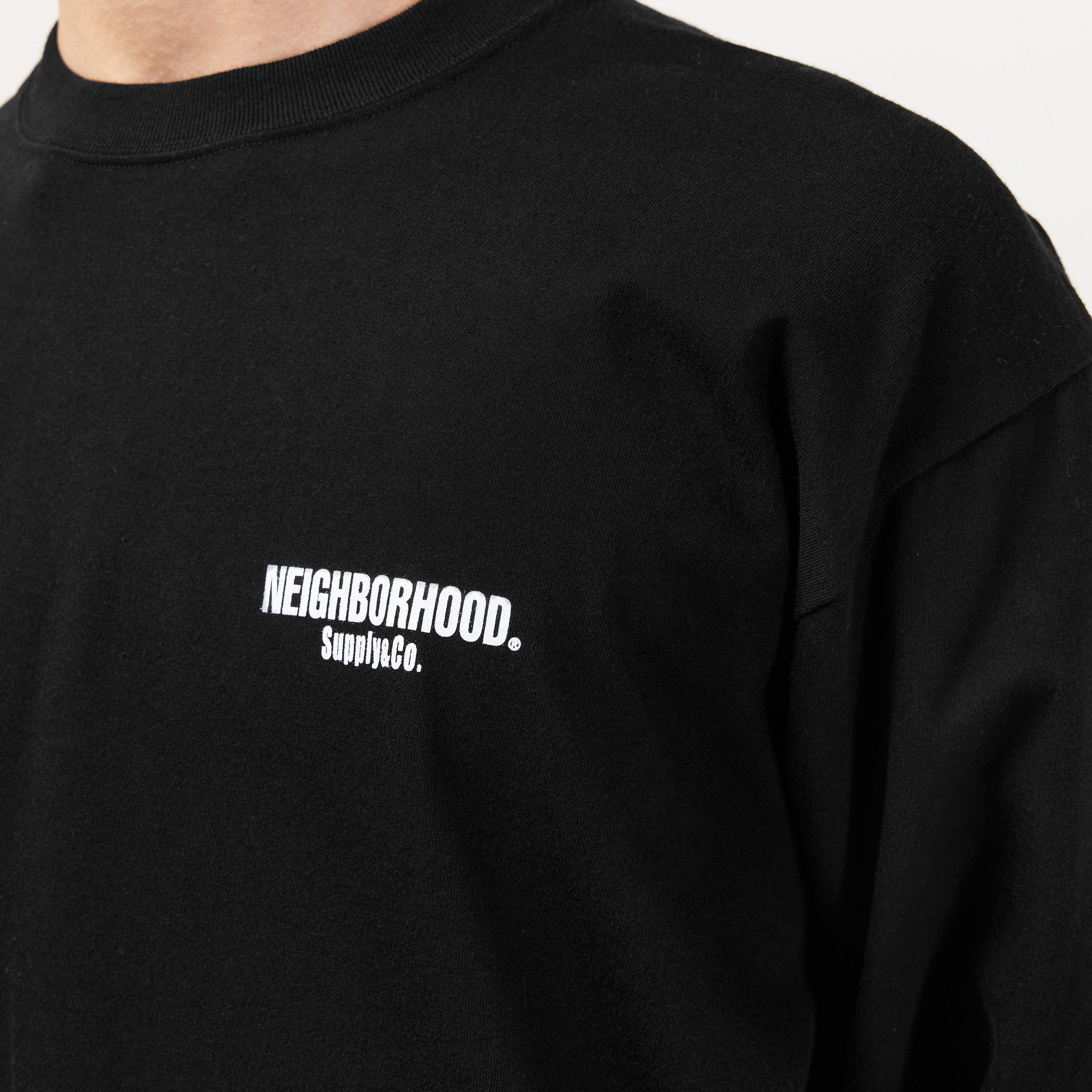 Black - Neighborhood - Men's NBRHD Long-Sleeve T-Shirt - 5