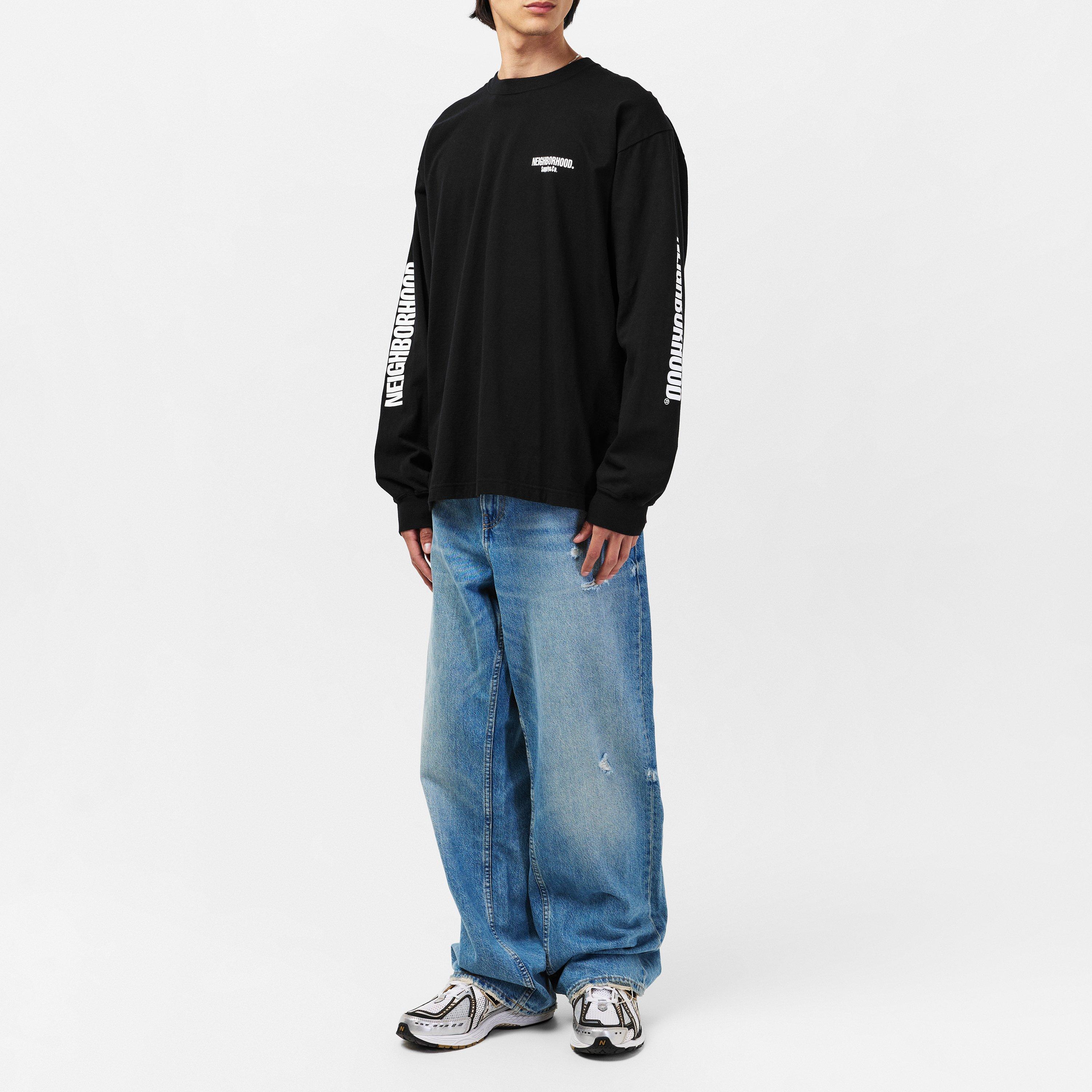 Black - Neighborhood - Men's NBRHD Long-Sleeve T-Shirt - 6