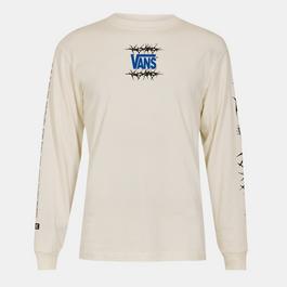 Vans Mte Electro Waves Ls Tee Egret T-Shirt Unisex Adults