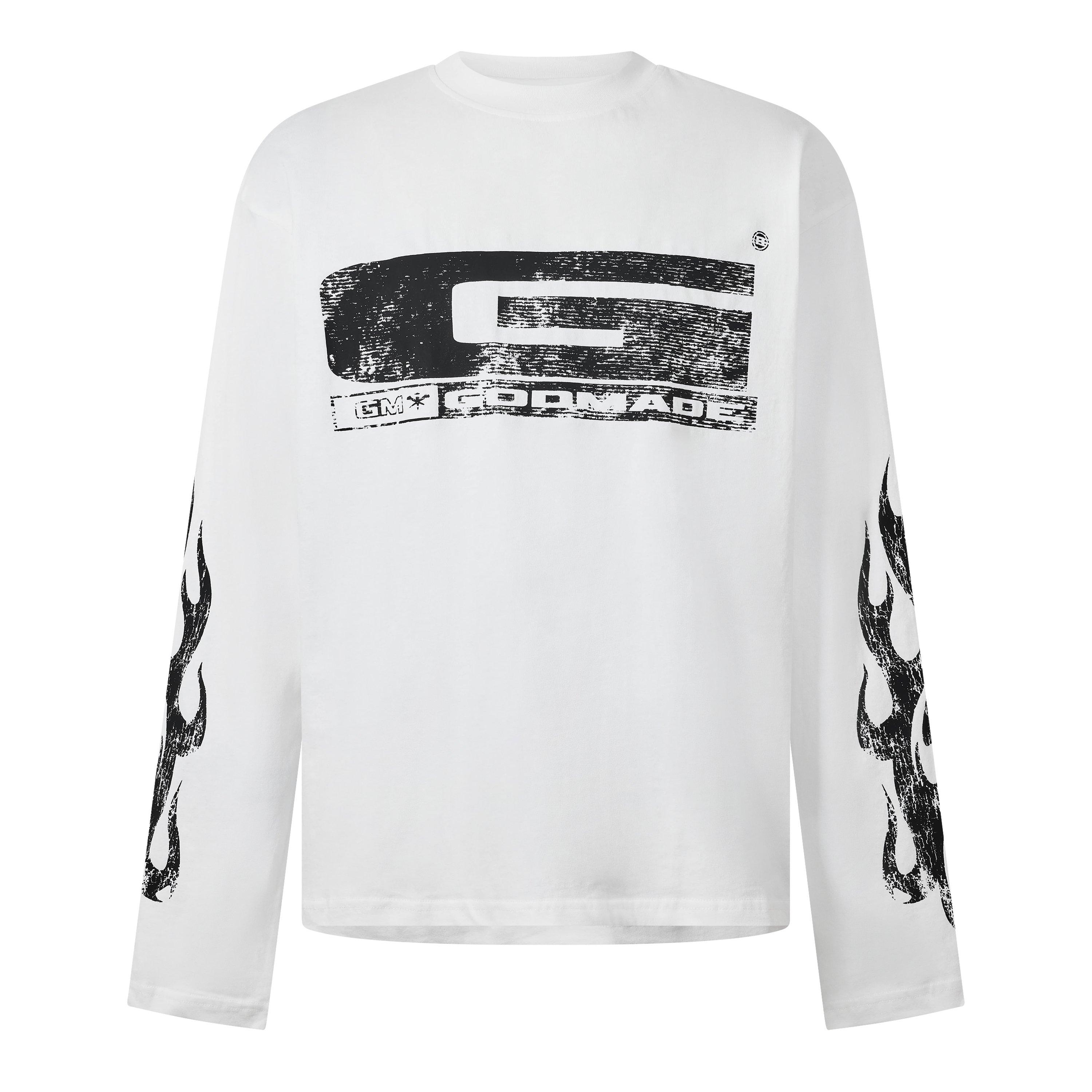 WHITE - God Made - Men's Long Sleeve T-Shirt - 1