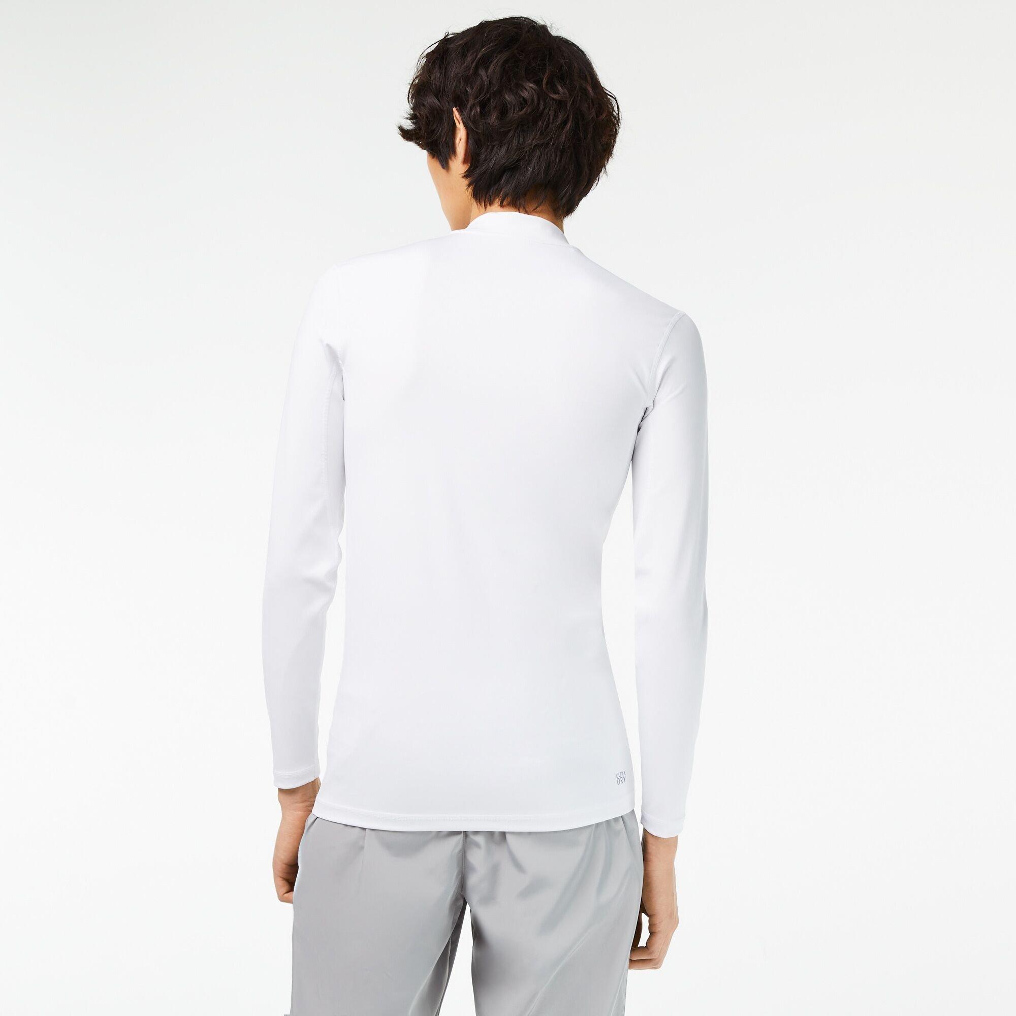 White - Lacoste - Men's Croc Long-Sleeve T-Shirt - 3