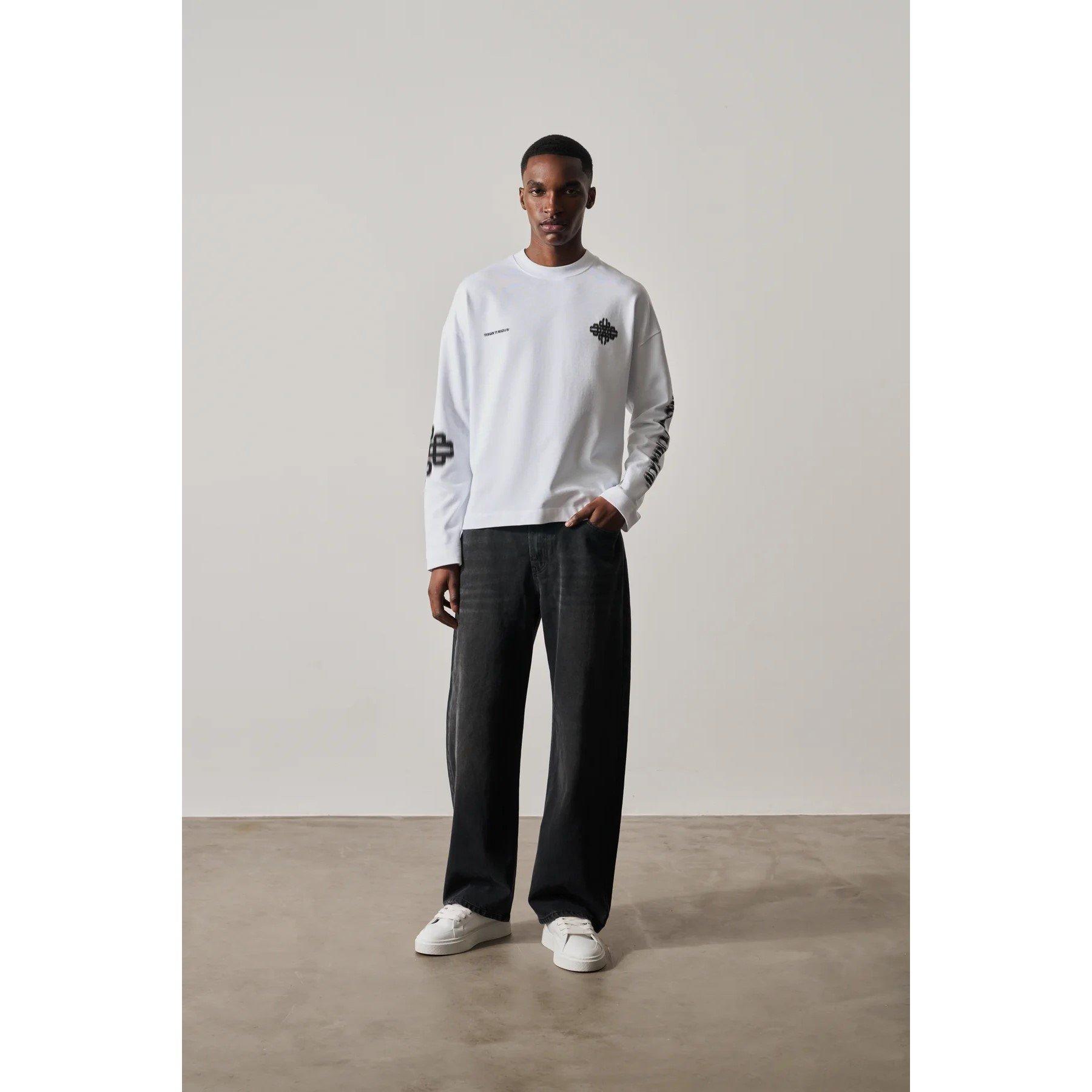 White - The Couture Club - Couture M Blurred LS Sn64 - 5