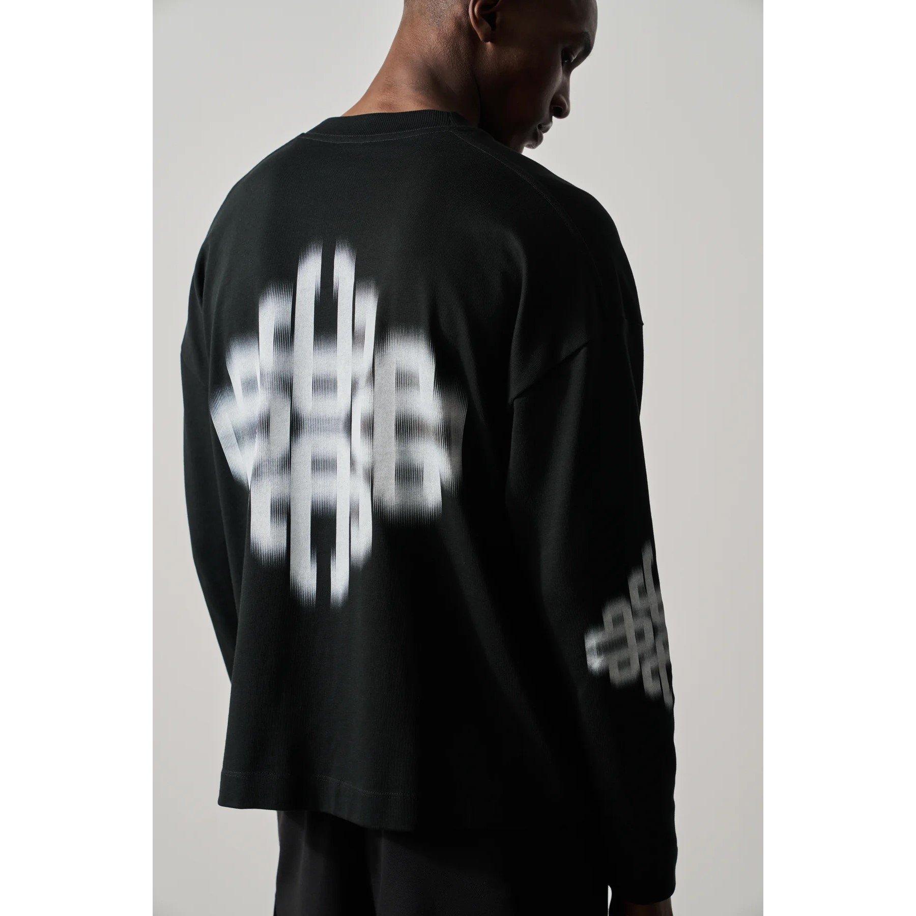 Black - The Couture Club - Couture M Blurred LS Sn64 - 5