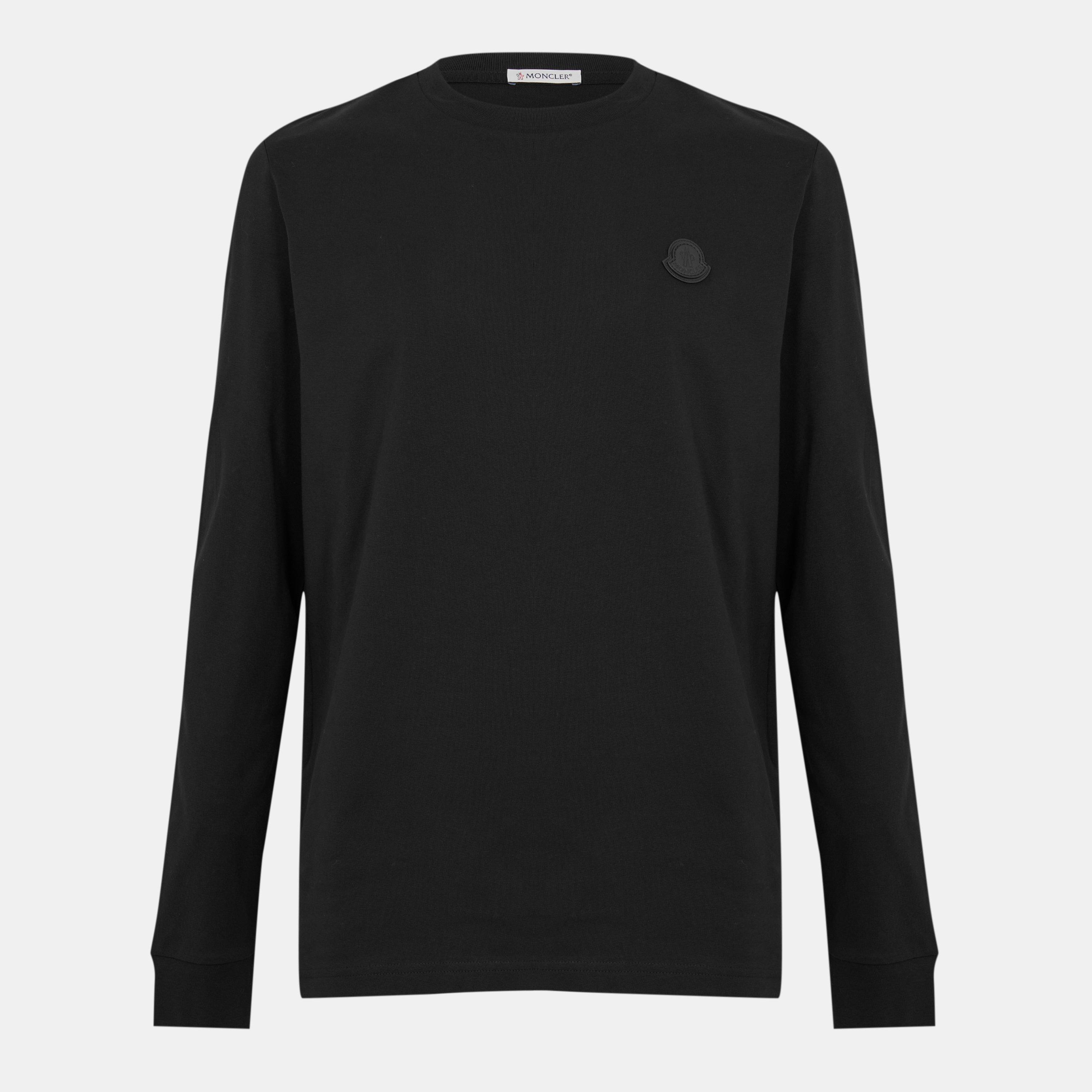 Black 999 - Moncler - Men's Long Sleeve T-Shirt - 1
