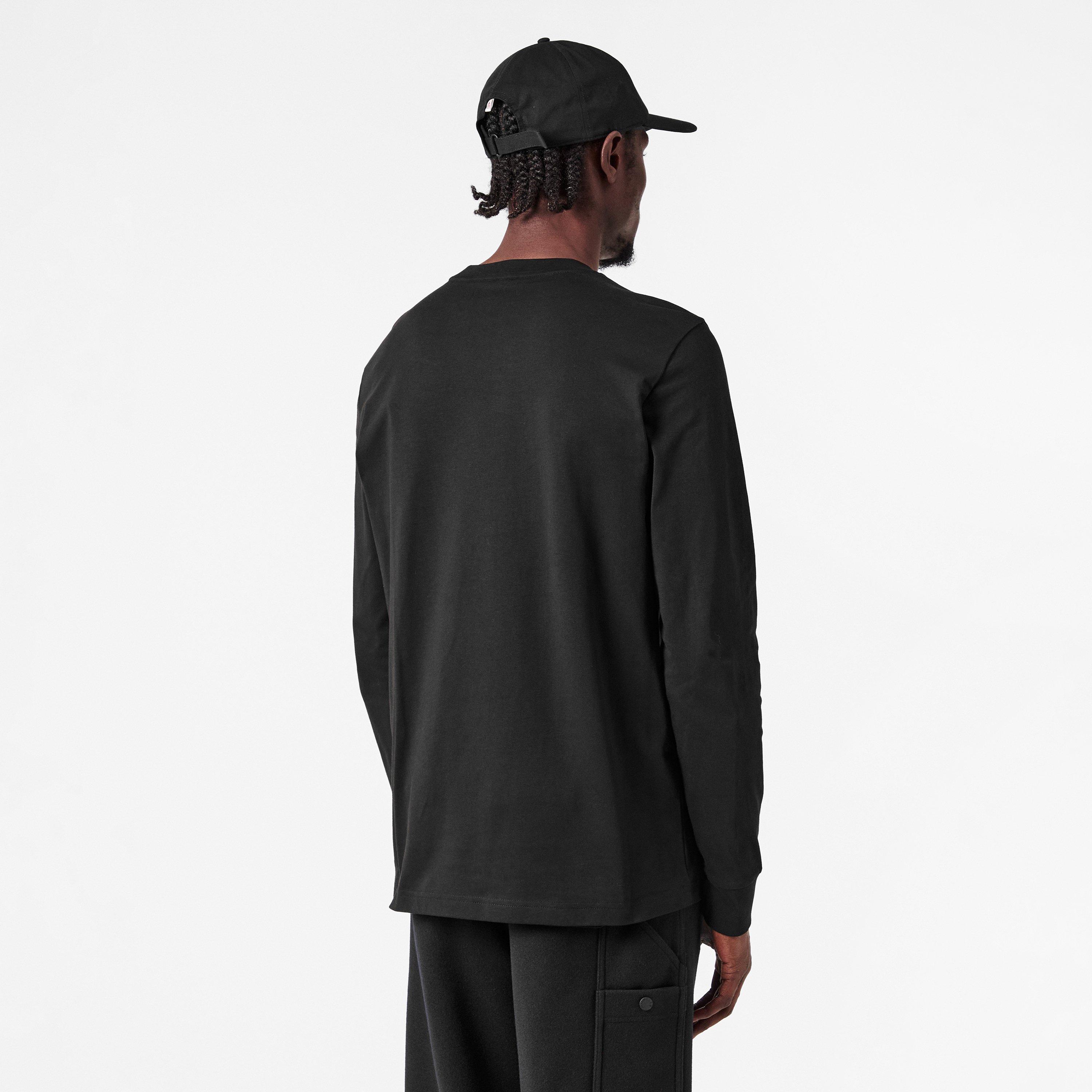 Black 999 - Moncler - Men's Long-Sleeve T-Shirt - 4