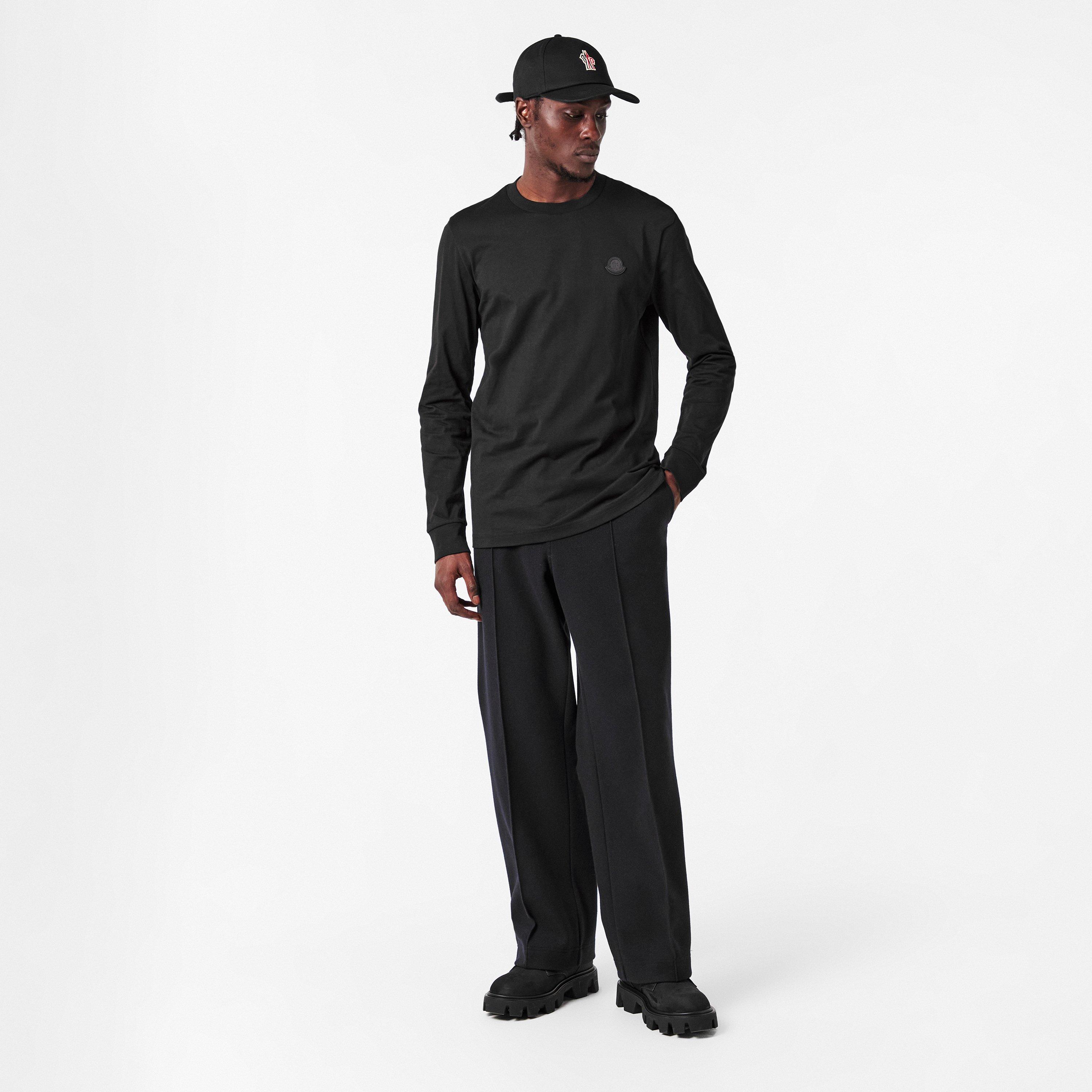 Black 999 - Moncler - Men's Long-Sleeve T-Shirt - 6