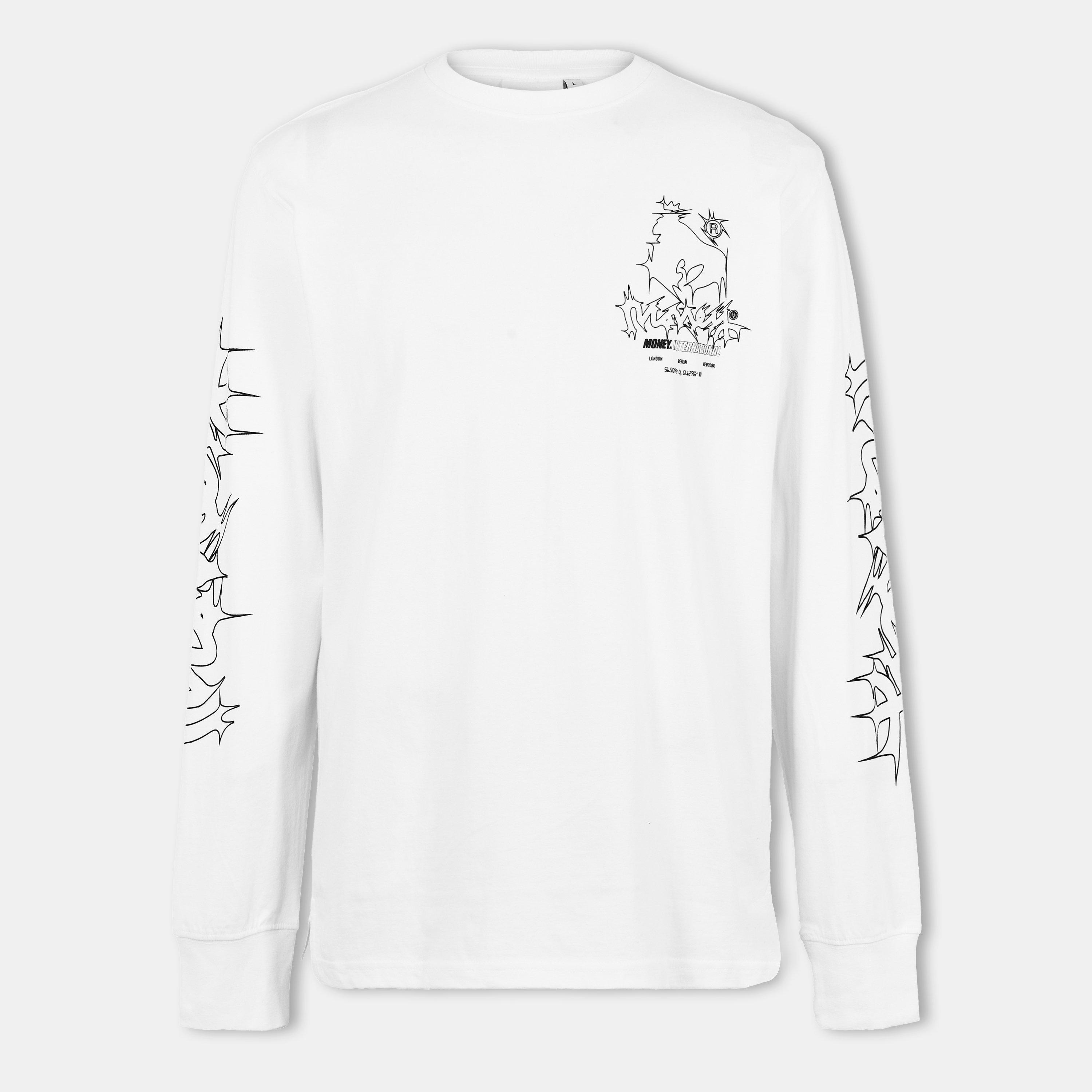 Blanc - Money - Ape Barb LS Tee - 1
