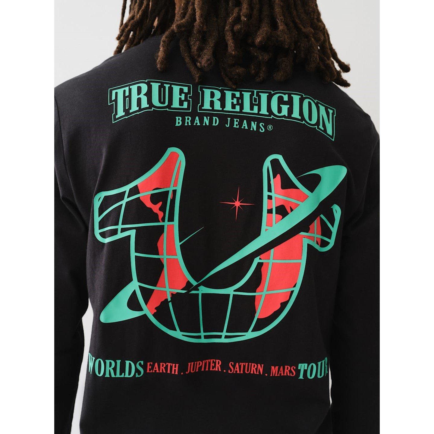 Jet Black - True Religion - High Dynasty Long-Sleeve T-Shirt - 3