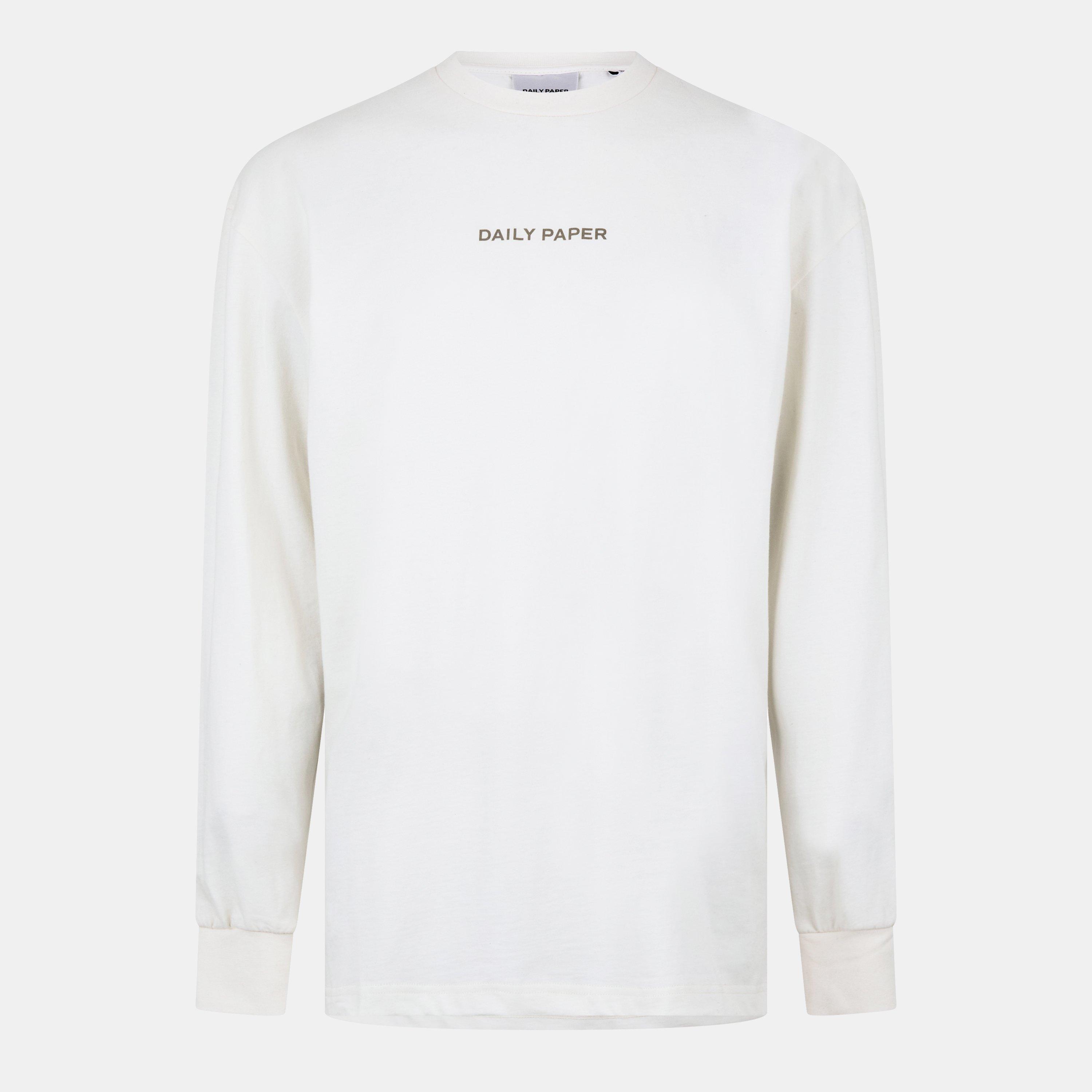 Egret White - Daily Paper - Men's Etype Long-Sleeve T-Shirt - 1