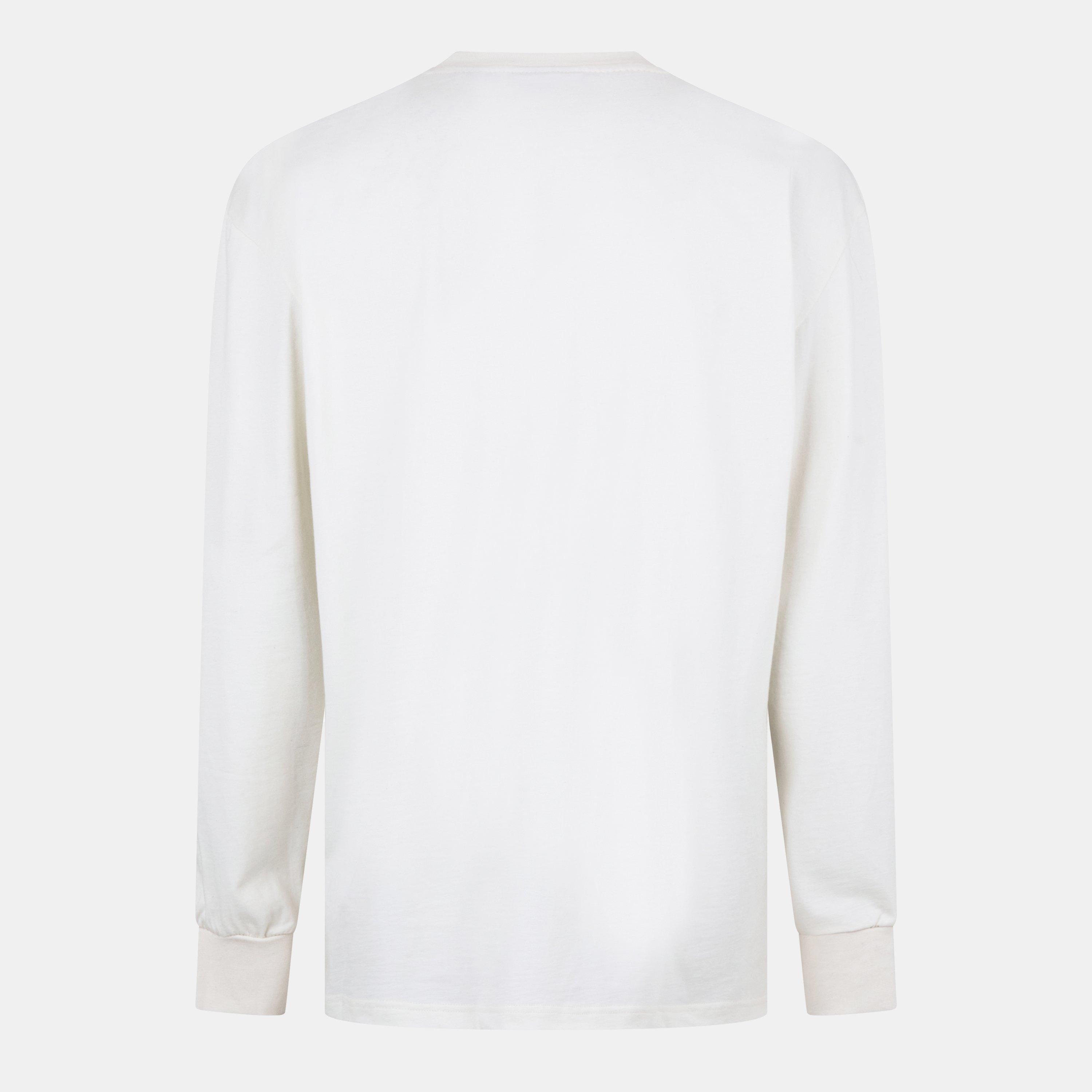 Egret White - Daily Paper - Men's Etype Long-Sleeve T-Shirt - 2