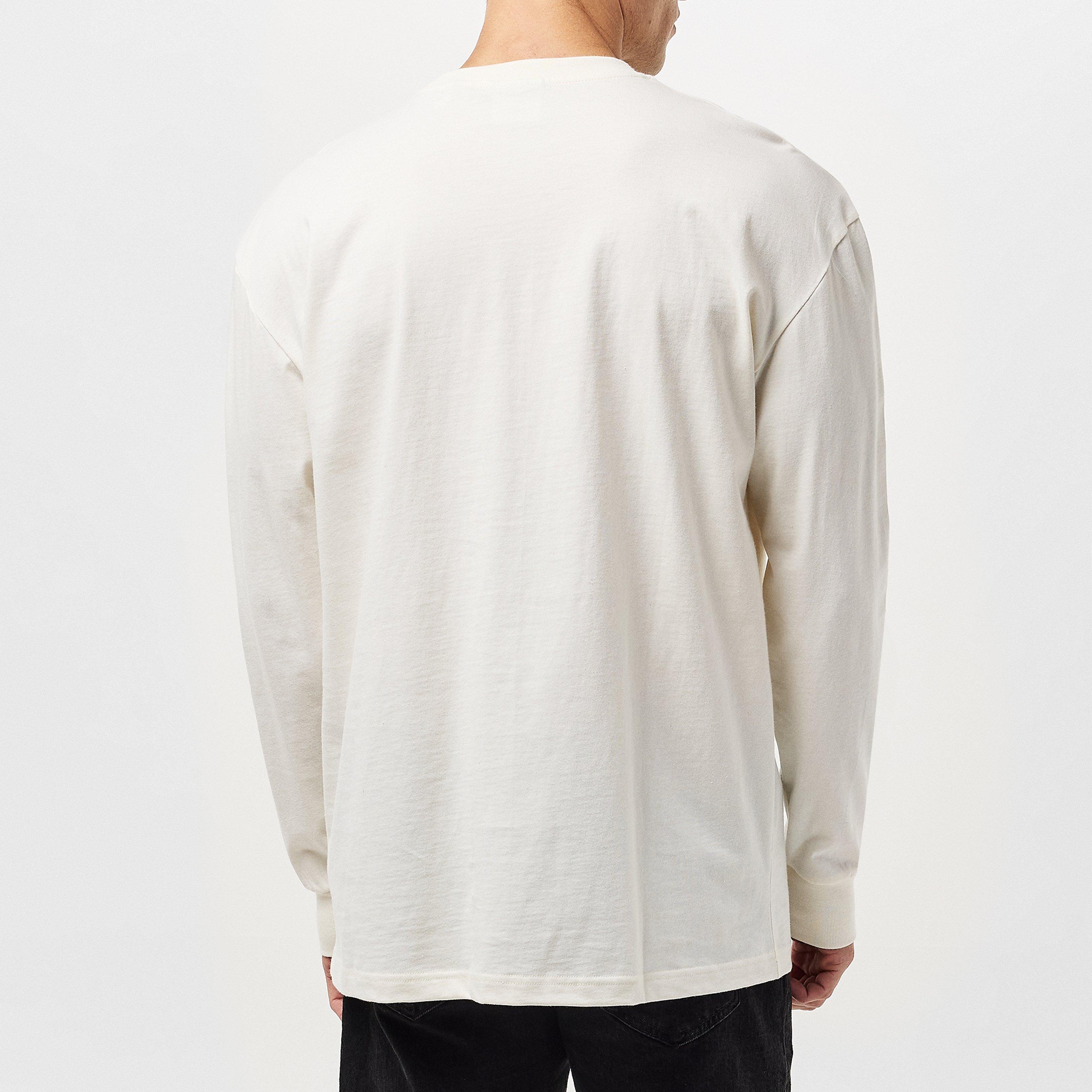 Egret White - Daily Paper - Men's Etype Long-Sleeve T-Shirt - 4