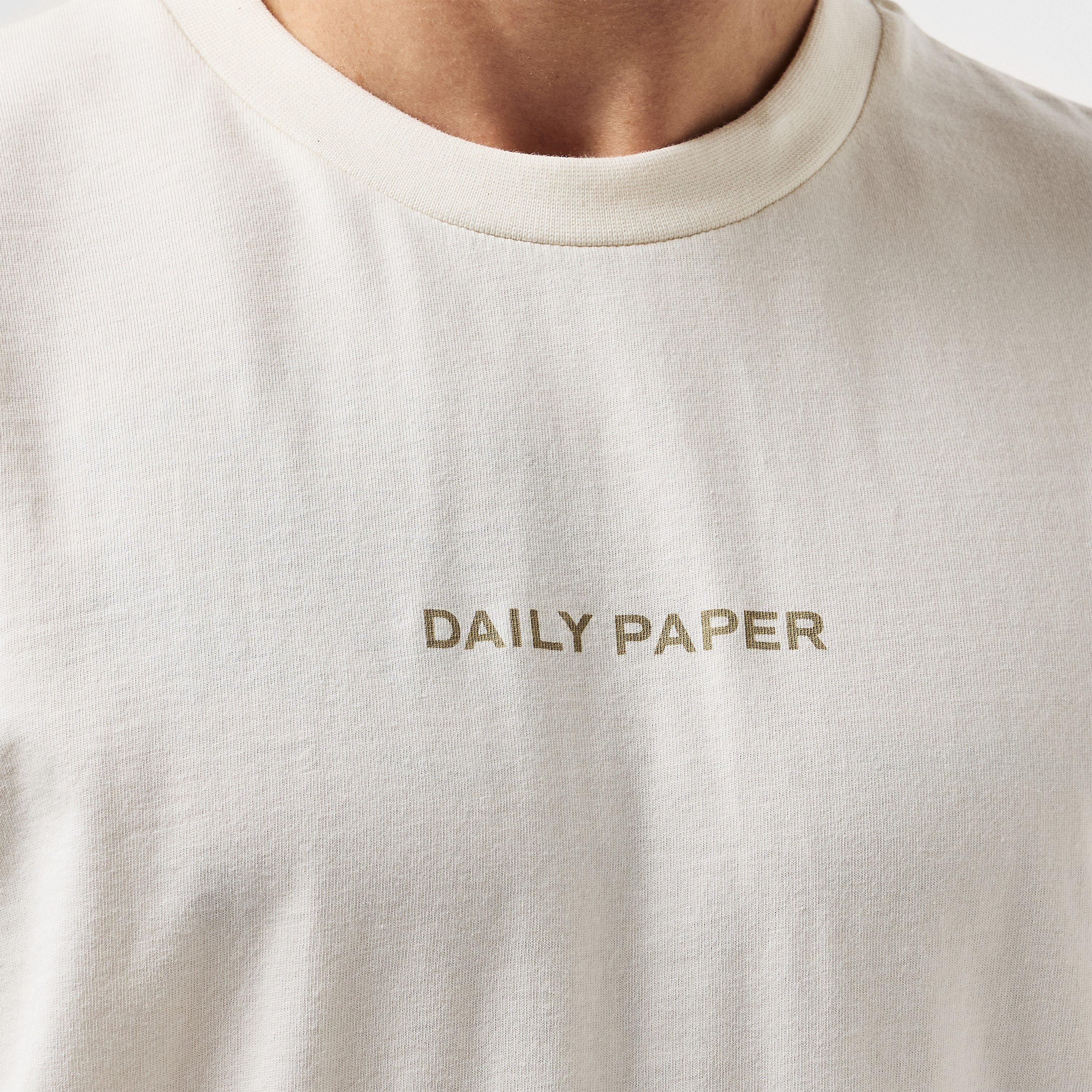 Egret White - Daily Paper - Men's Etype Long-Sleeve T-Shirt - 5