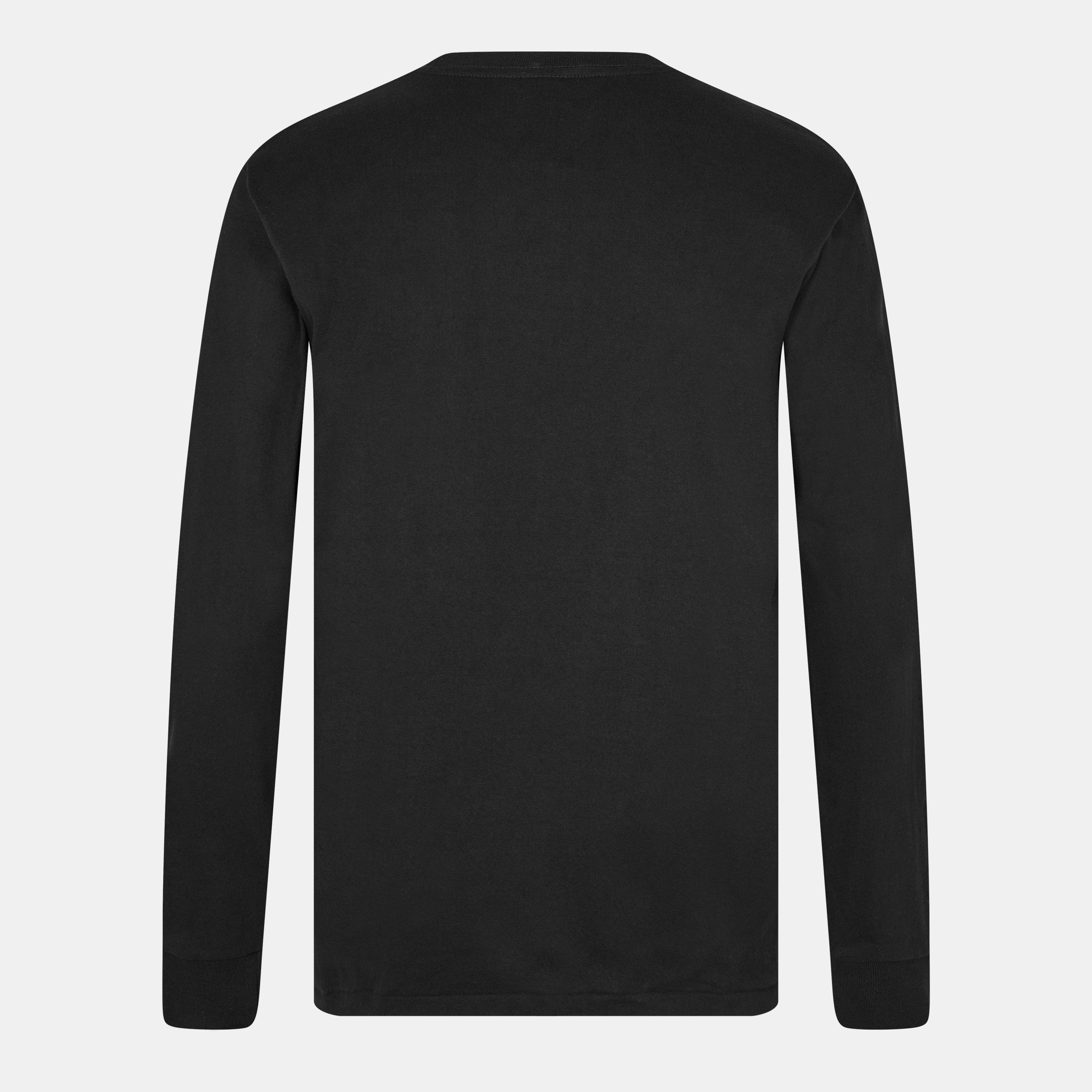 Black Navy - A Bathing Ape - Men's Bape College Long-Sleeve T-Shirt - 2