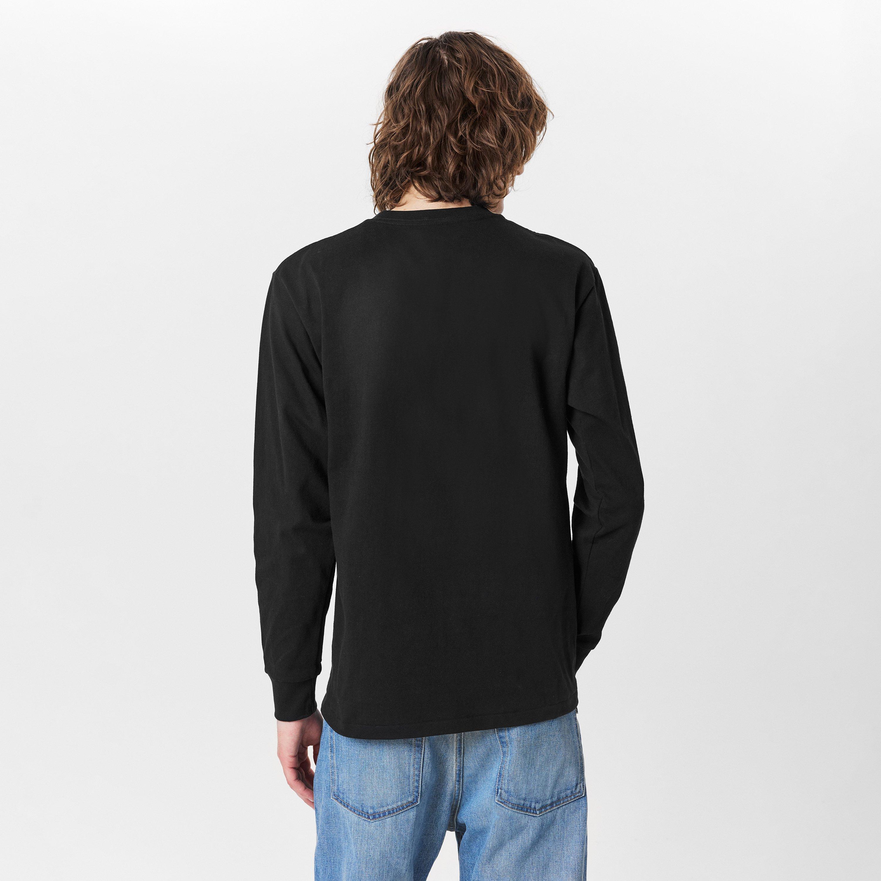 Black Navy - A Bathing Ape - Men's Bape College Long-Sleeve T-Shirt - 4