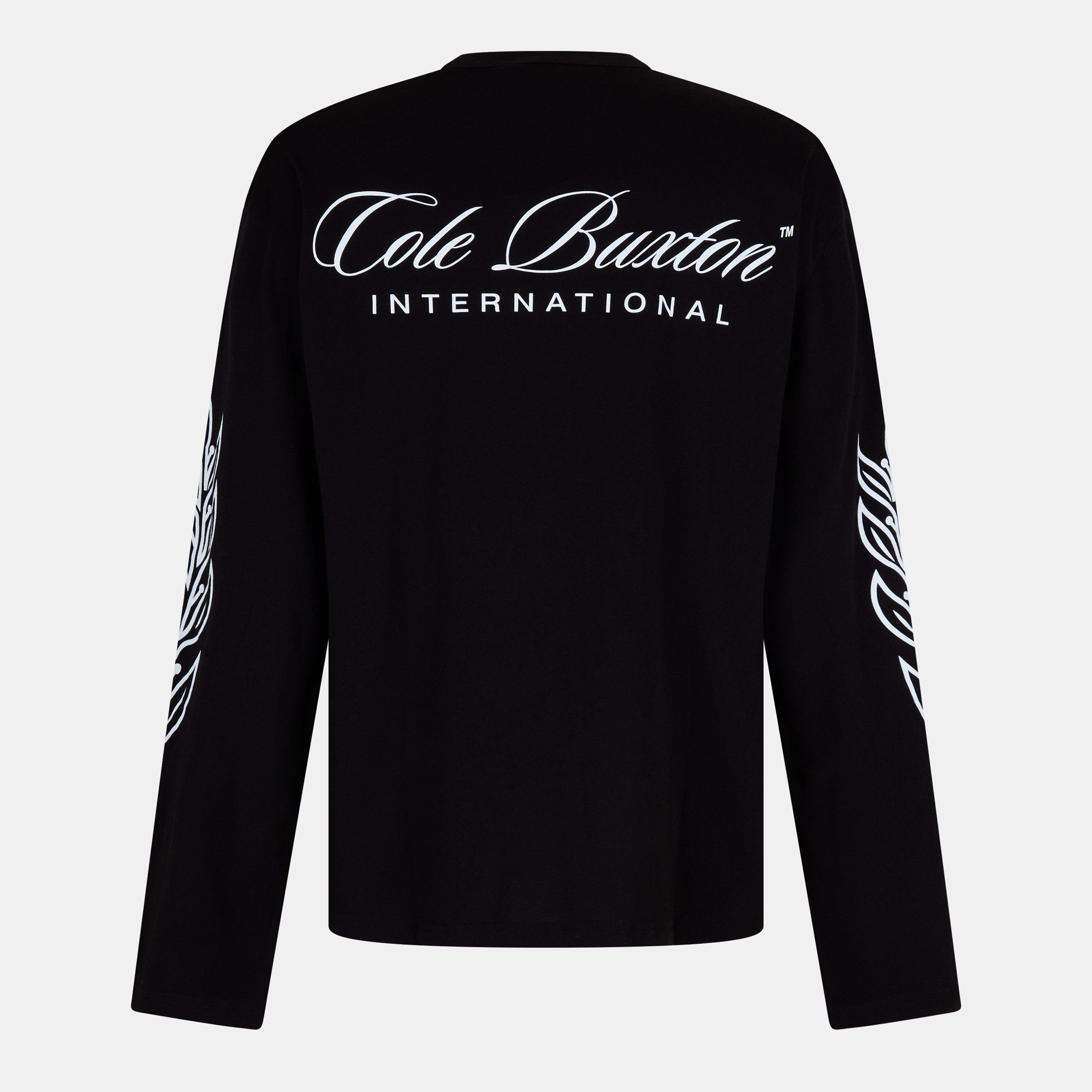 Black - Cole Buxton - Men's Inter Long Sleeve T-Shirt - 2