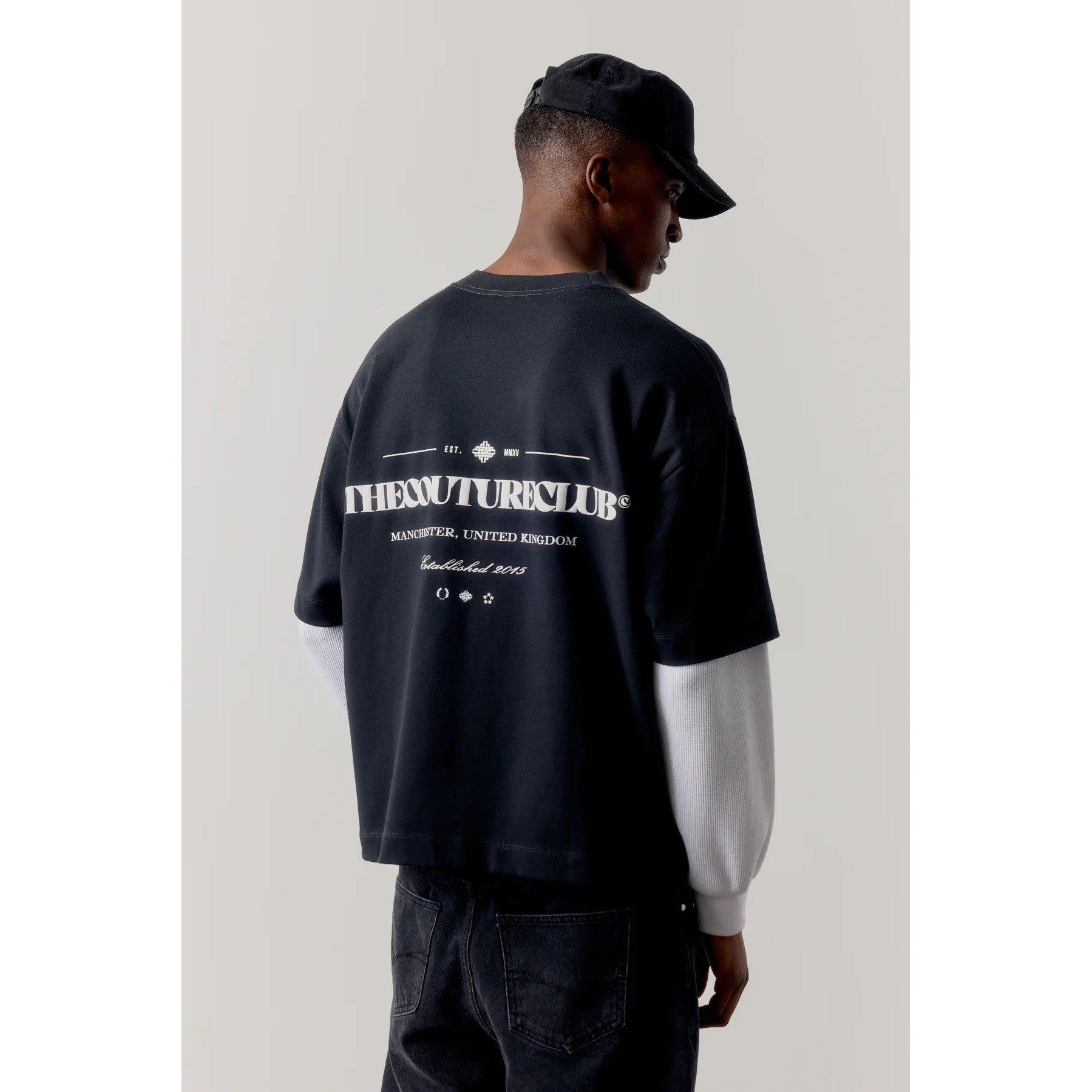 Black - The Couture Club - Couture LS Waff Tee Sn64 - 4