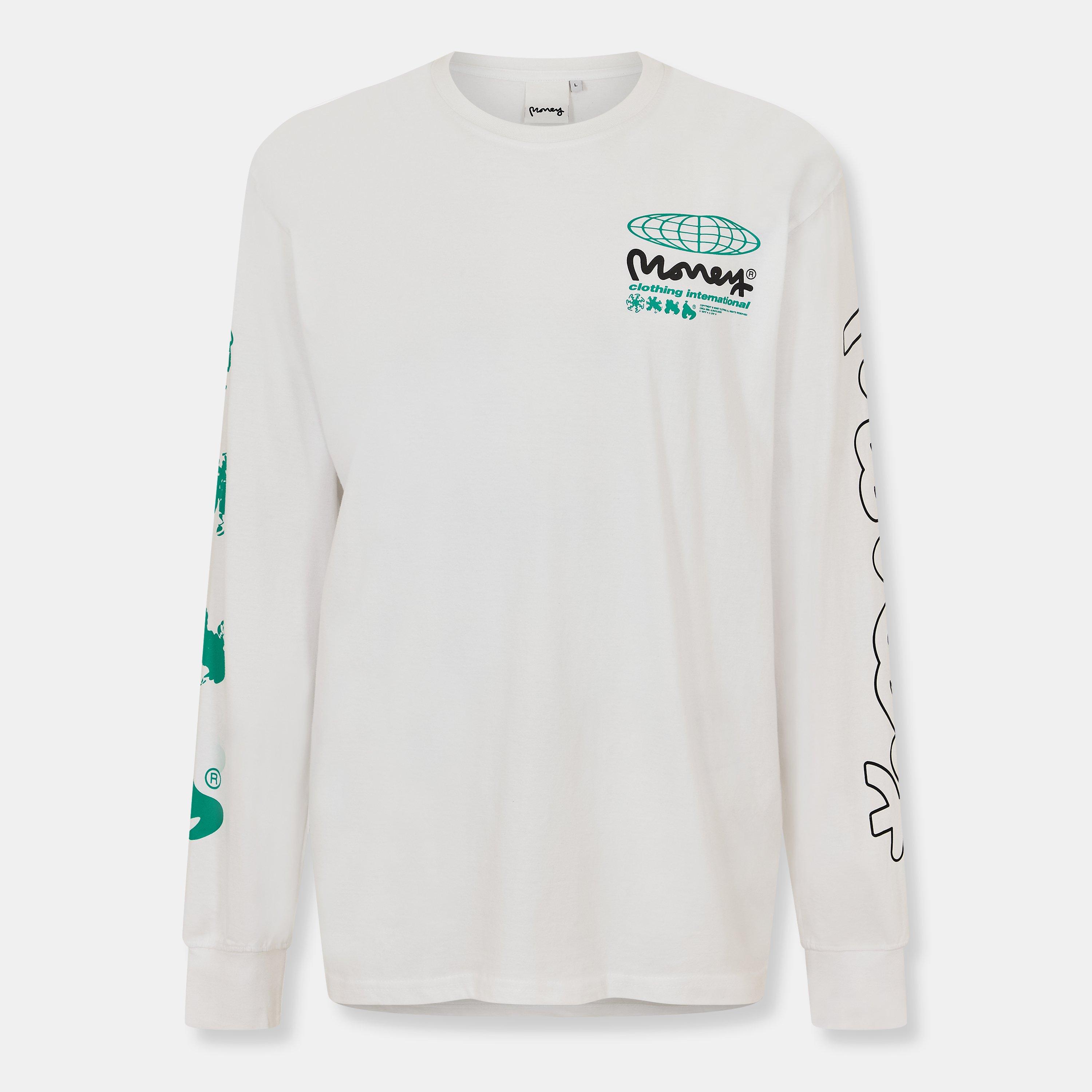 White - Money - Inter LS T -Shirt - 1