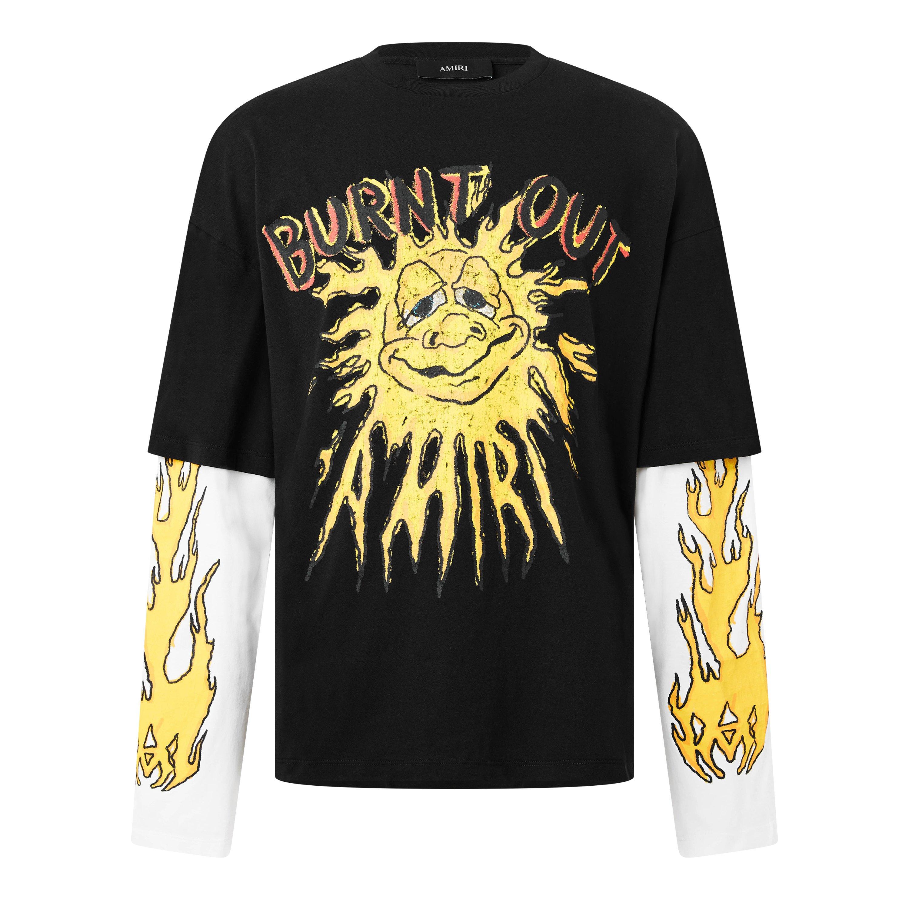 Black - Amiri - Amiri Burnt Out Tee Sn63 - 1