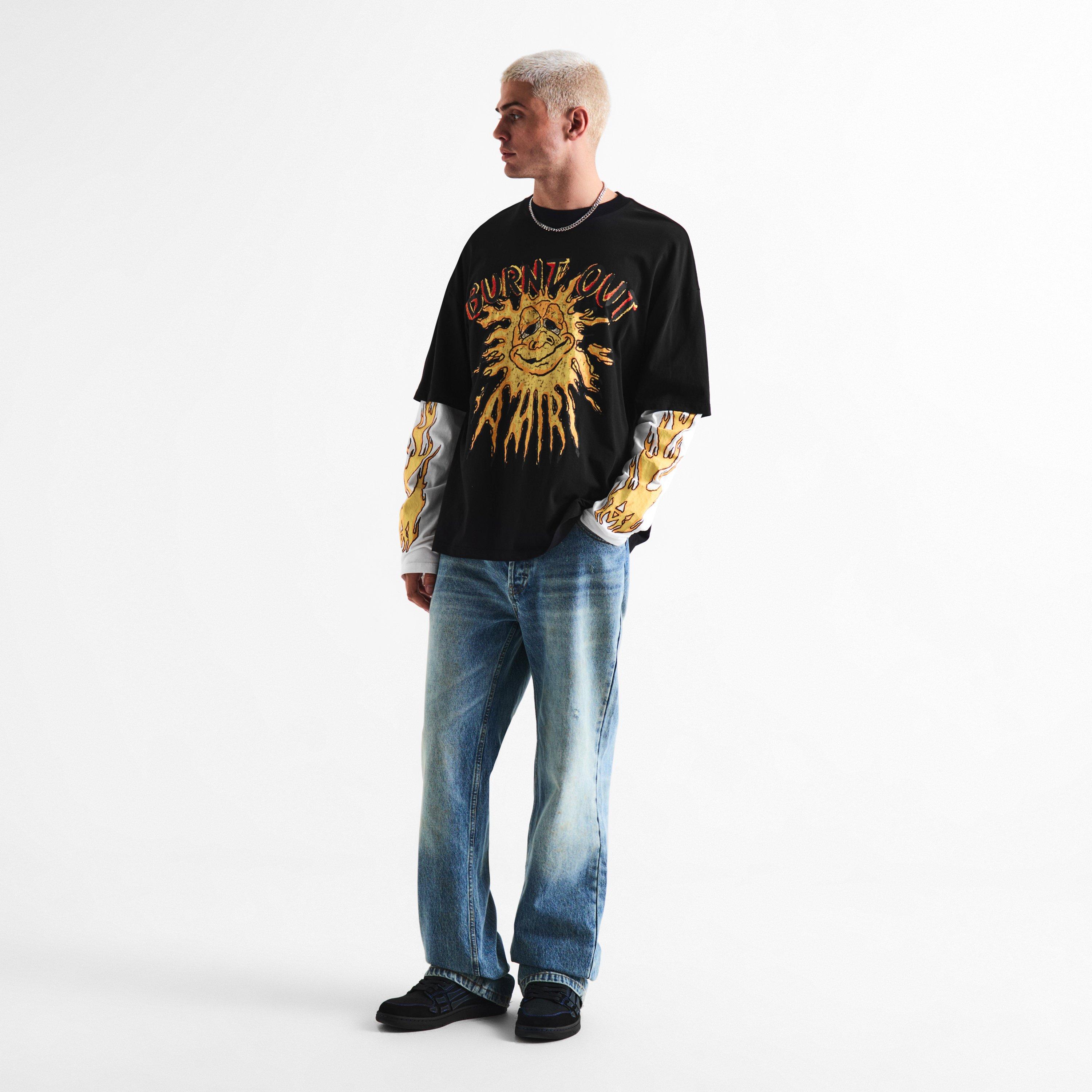 Amiri | Amiri Burnt Out Tee Sn63 | HARVEY NICHOLS