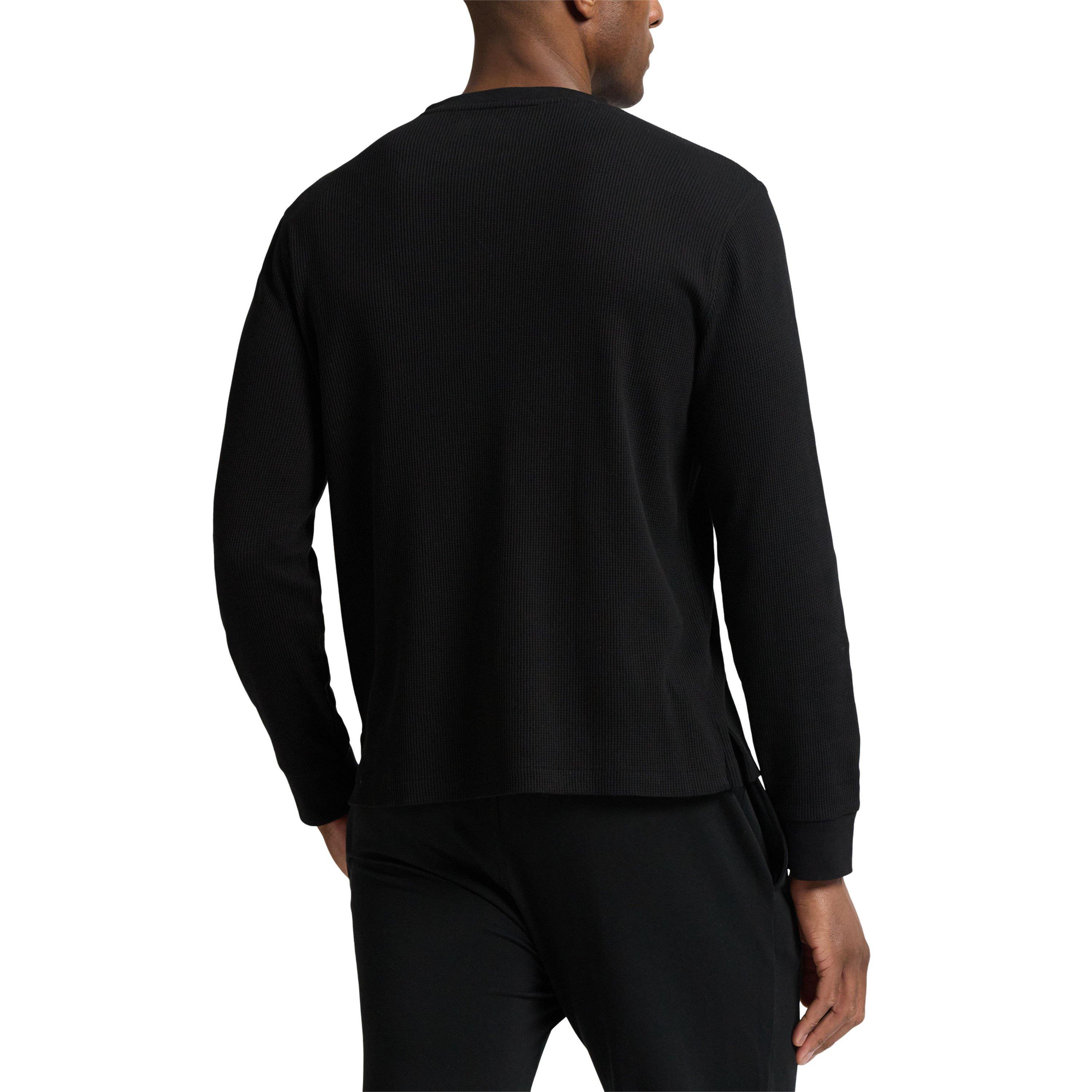 Polo Black - Polo Ralph Lauren - Men's Waffle Henley Long Sleeve T-Shirt - 3