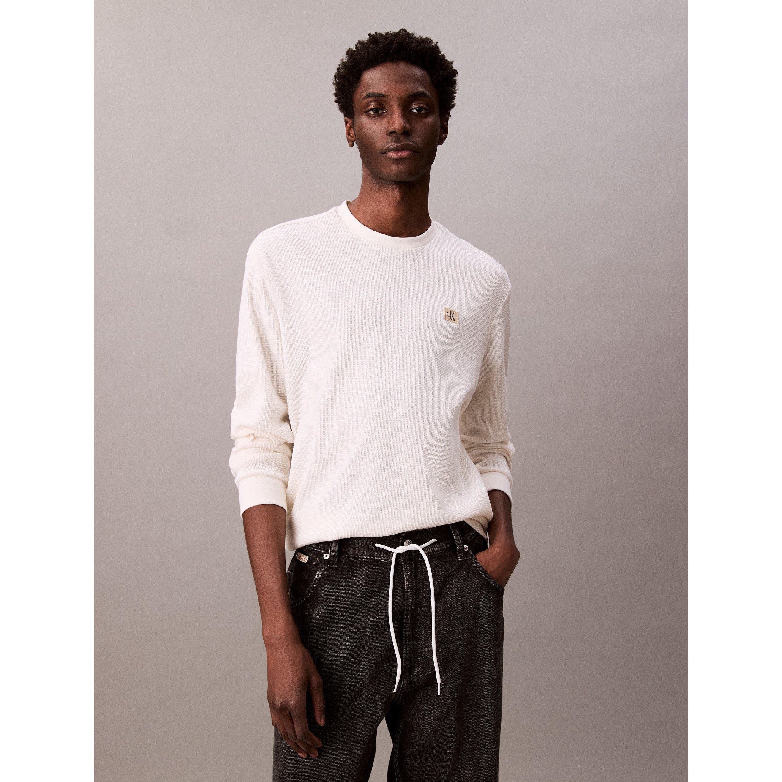 Tofu YAS - Calvin Klein Jeans - Men's CKJ Waffle Long-Sleeve T-Shirt - 2