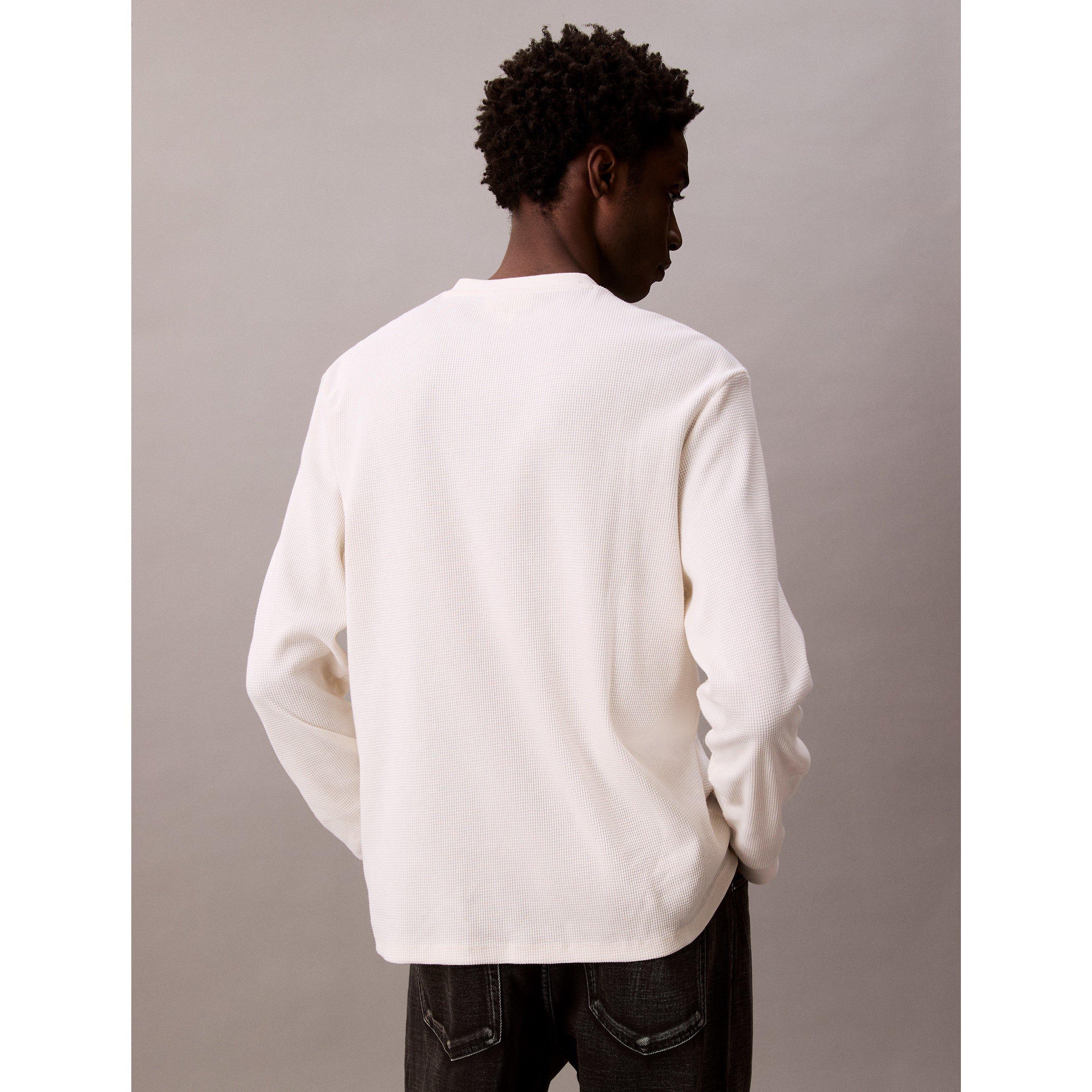 Tofu YAS - Calvin Klein Jeans - Men's CKJ Waffle Long-Sleeve T-Shirt - 4