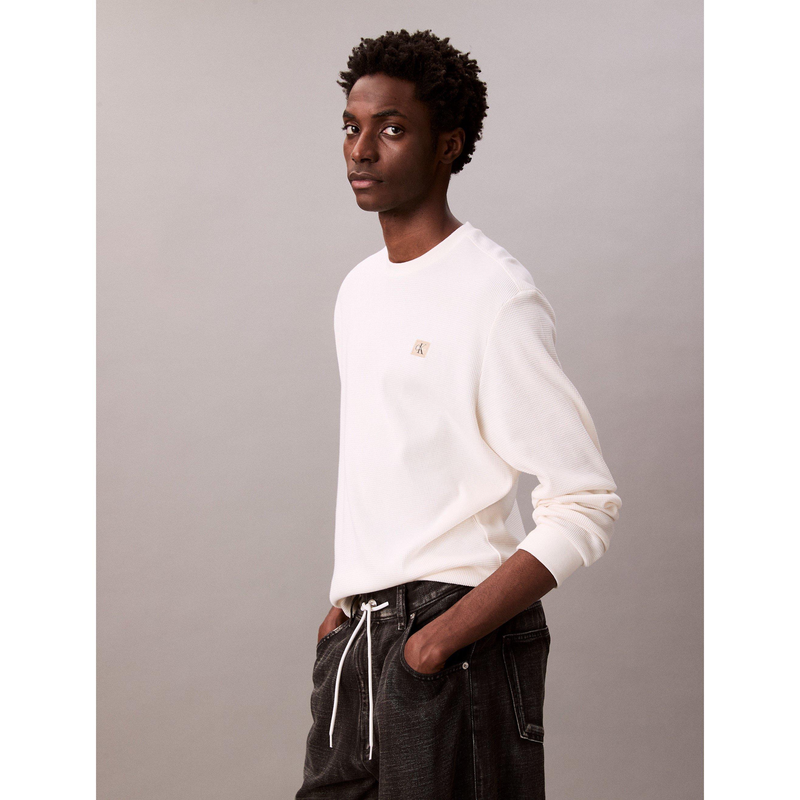 Tofu YAS - Calvin Klein Jeans - Men's CKJ Waffle Long-Sleeve T-Shirt - 6
