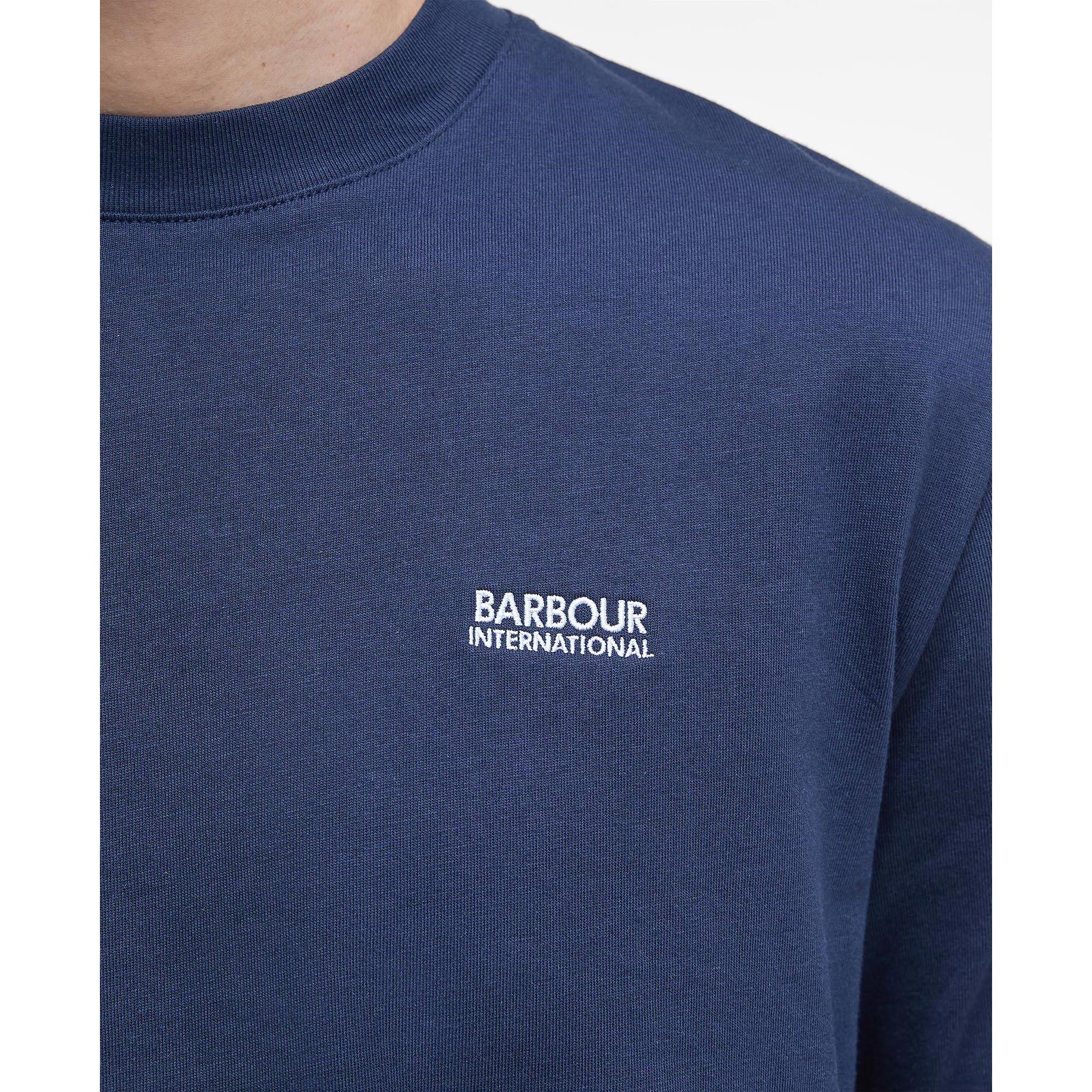 Navy - Barbour International - Louis Long Sleeve T-Shirt - 5